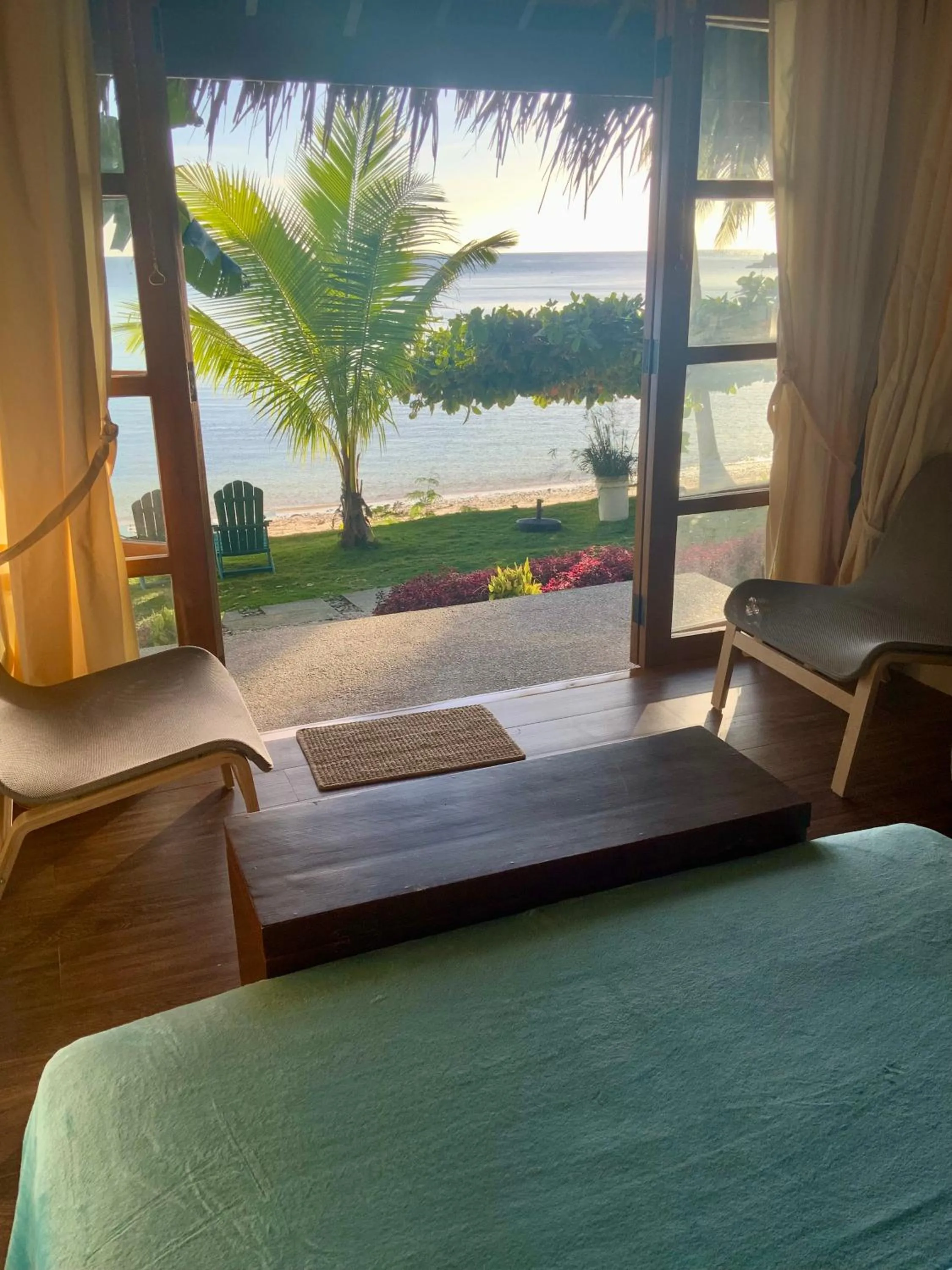 Bed in Tuburan Cove Beach Resort