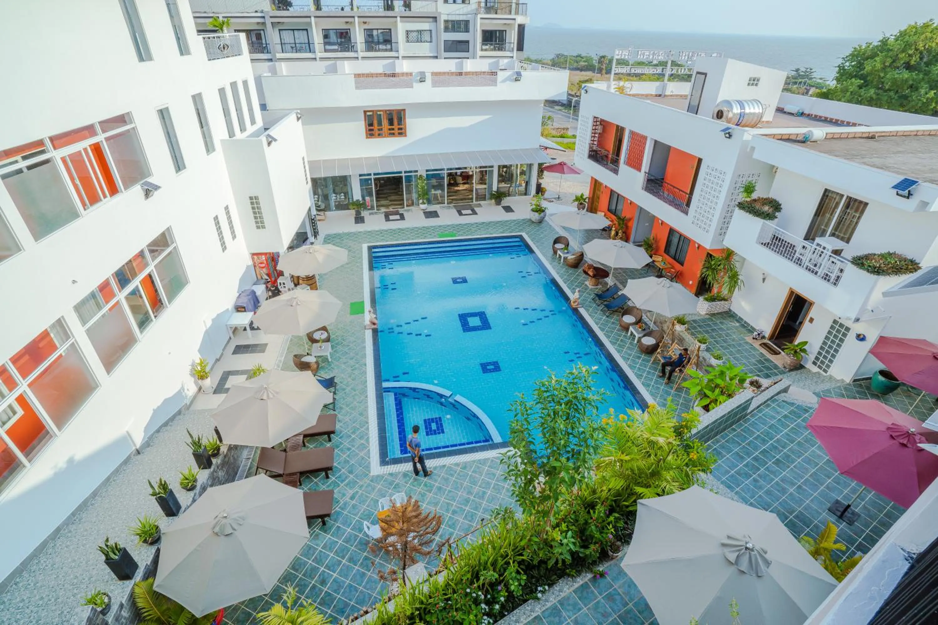 Swimming pool in CALAO Kep Residence Hotel