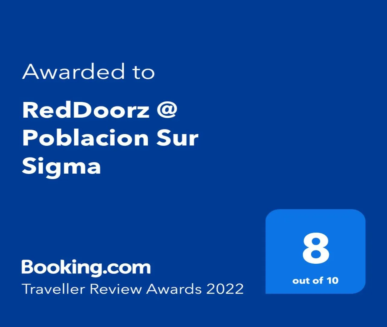 Certificate/Award in RedDoorz @ Poblacion Sur Sigma