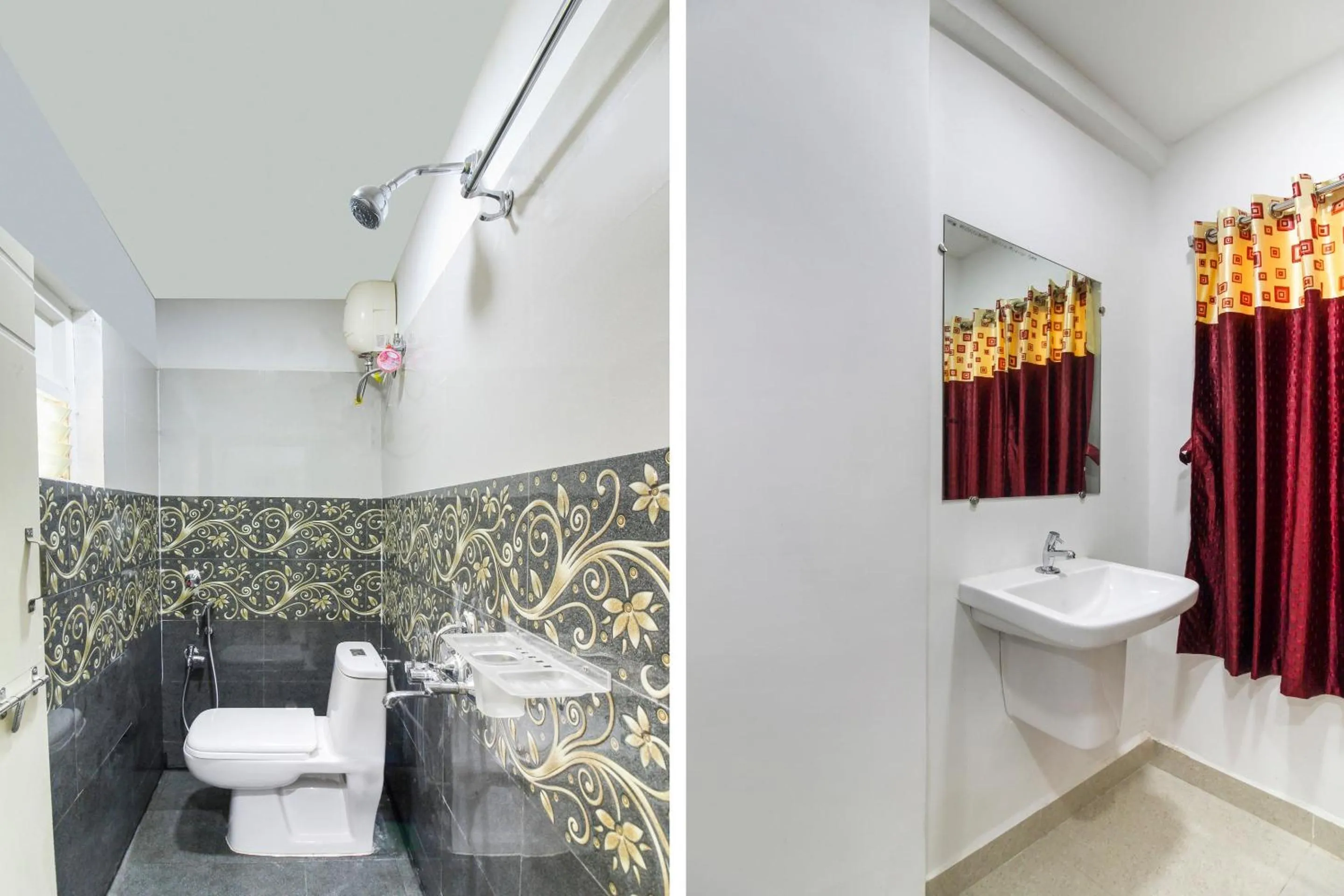 Bathroom in Super Hotel O New Cyber Grand Madhapur