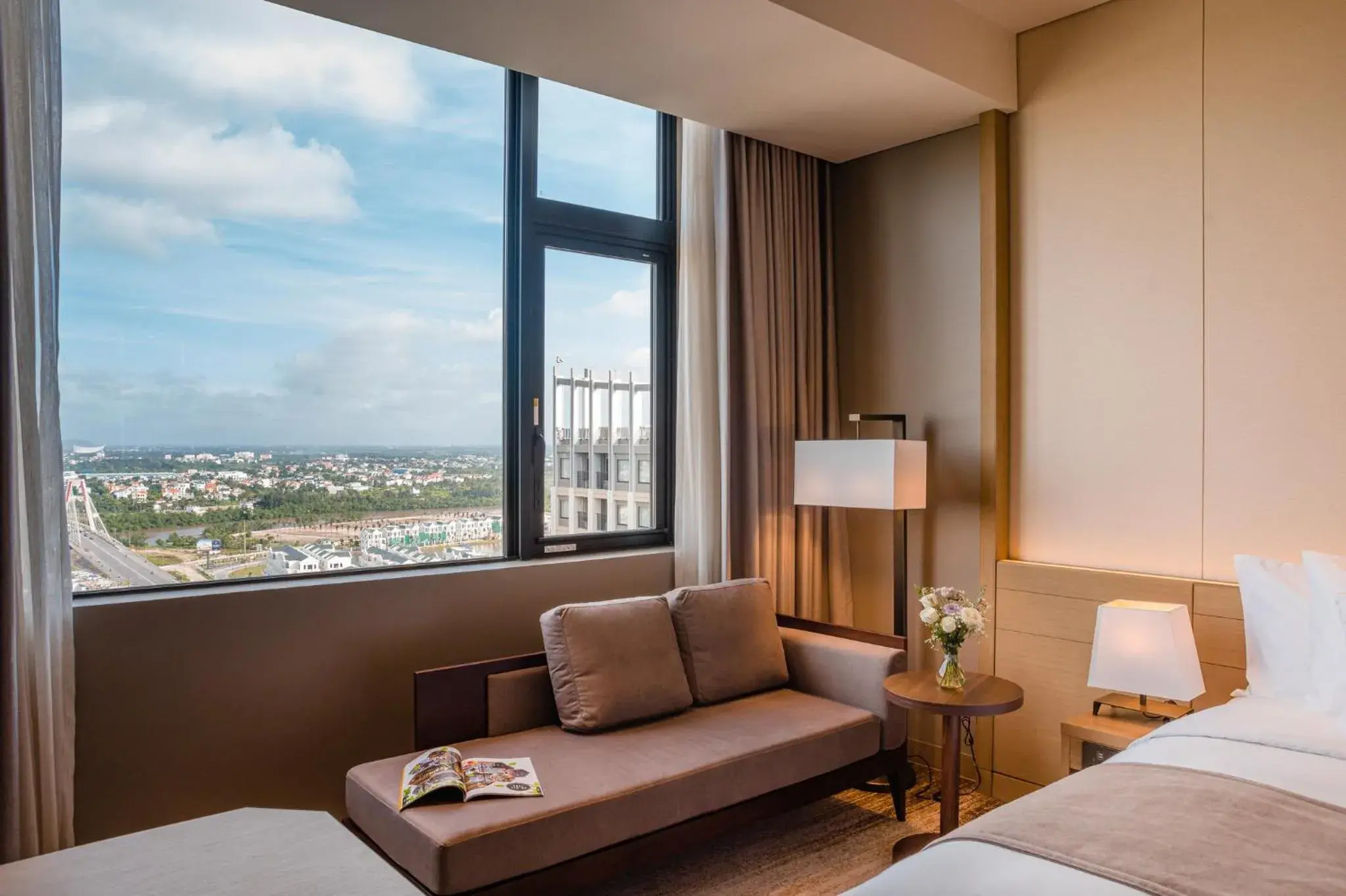 City view, Bed in Hotel Nikko Hai Phong City view, Bed in Hotel Nikko Hai Phong