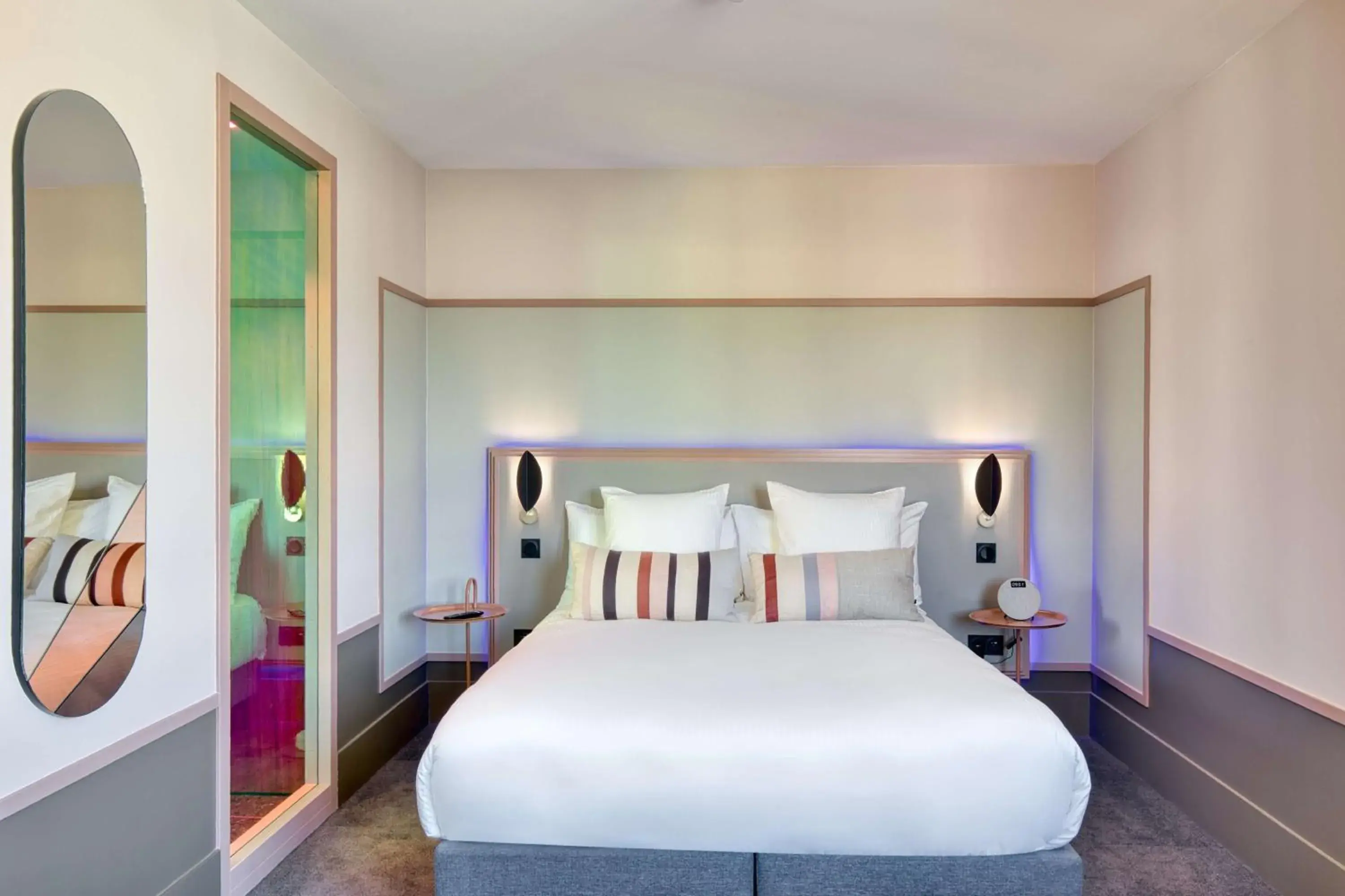 Bedroom, Bed in Aiden by Best Western Clermont-Ferrand Hotel & Spa Bedroom, Bed in Aiden by Best Western Clermont-Ferrand Hotel & Spa