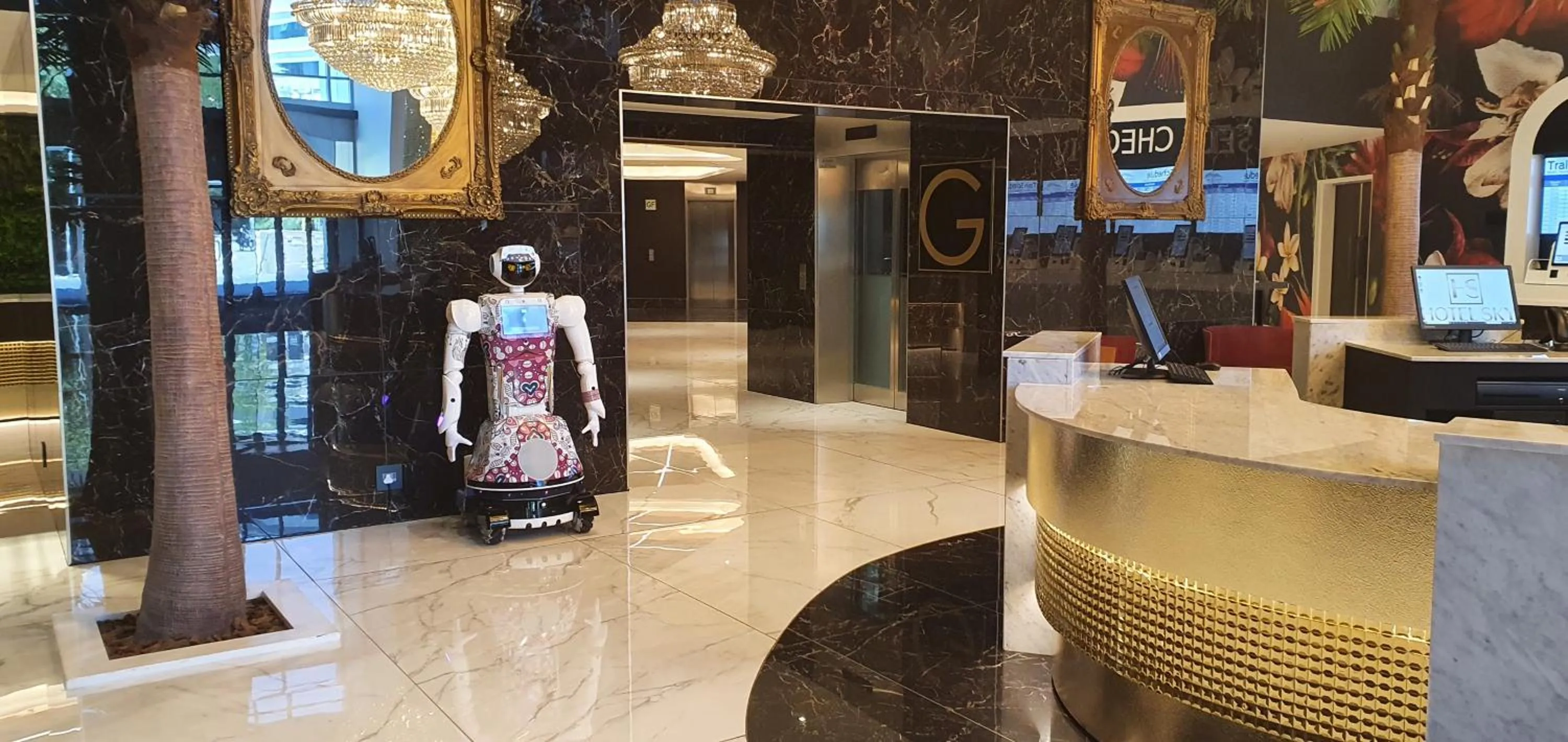 Lobby or reception in Hotel Sky Sandton