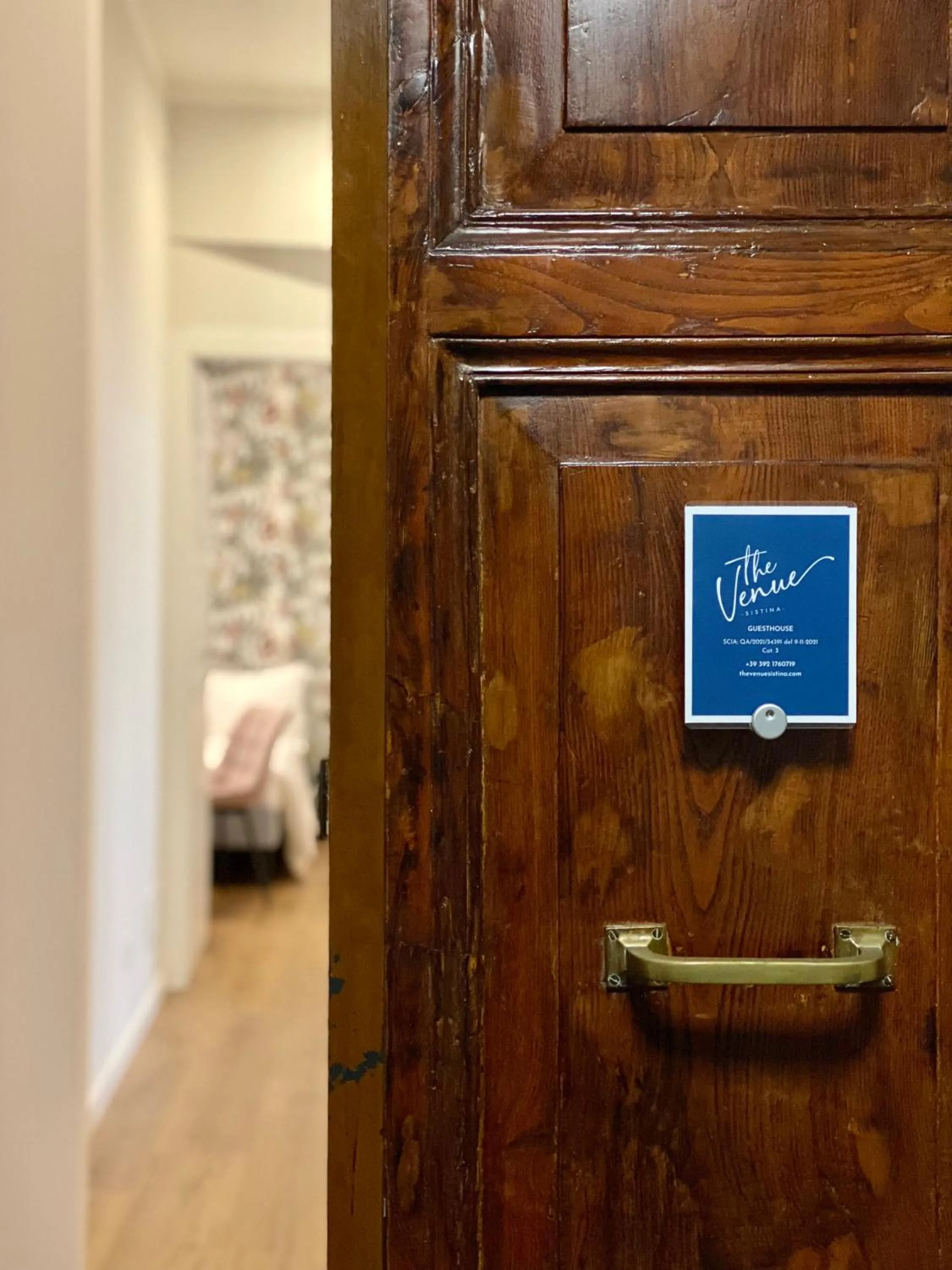 Facade/entrance, Bed in The Venue Sistina