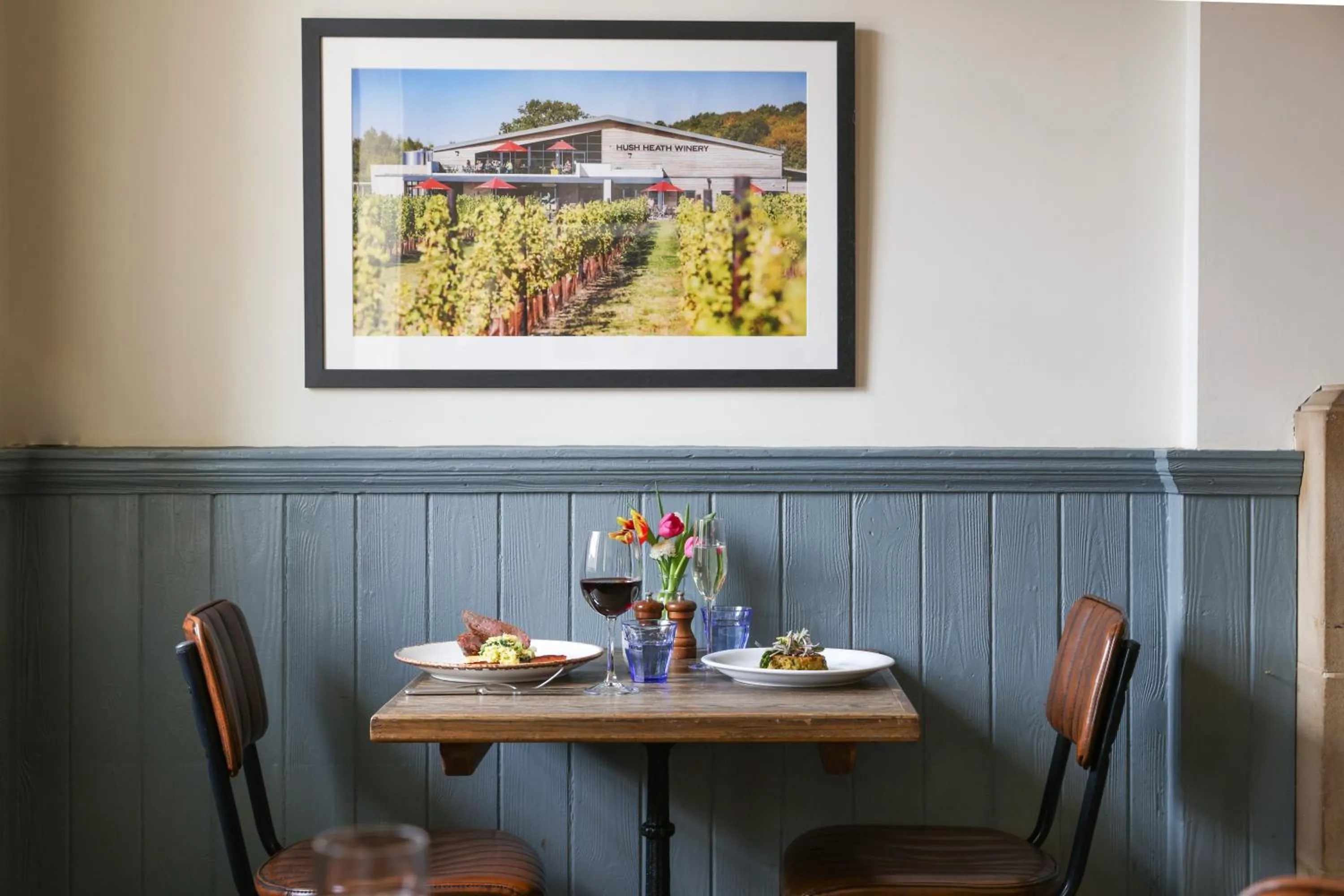 Food and drinks in The Swan at Forest Row