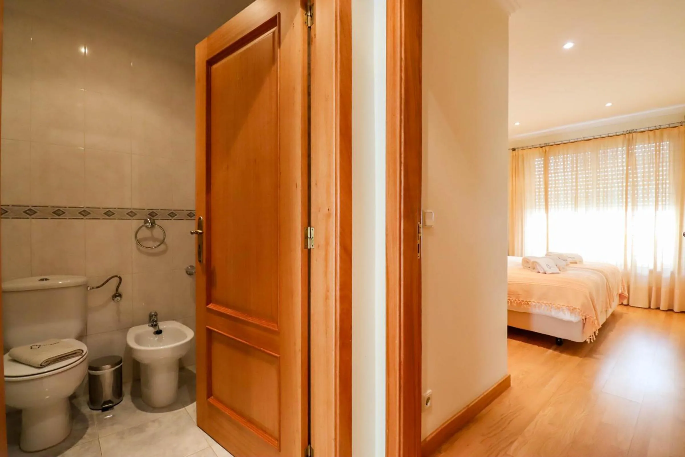 Bed in Casa Coração de Viana - Near the Beach Apartment