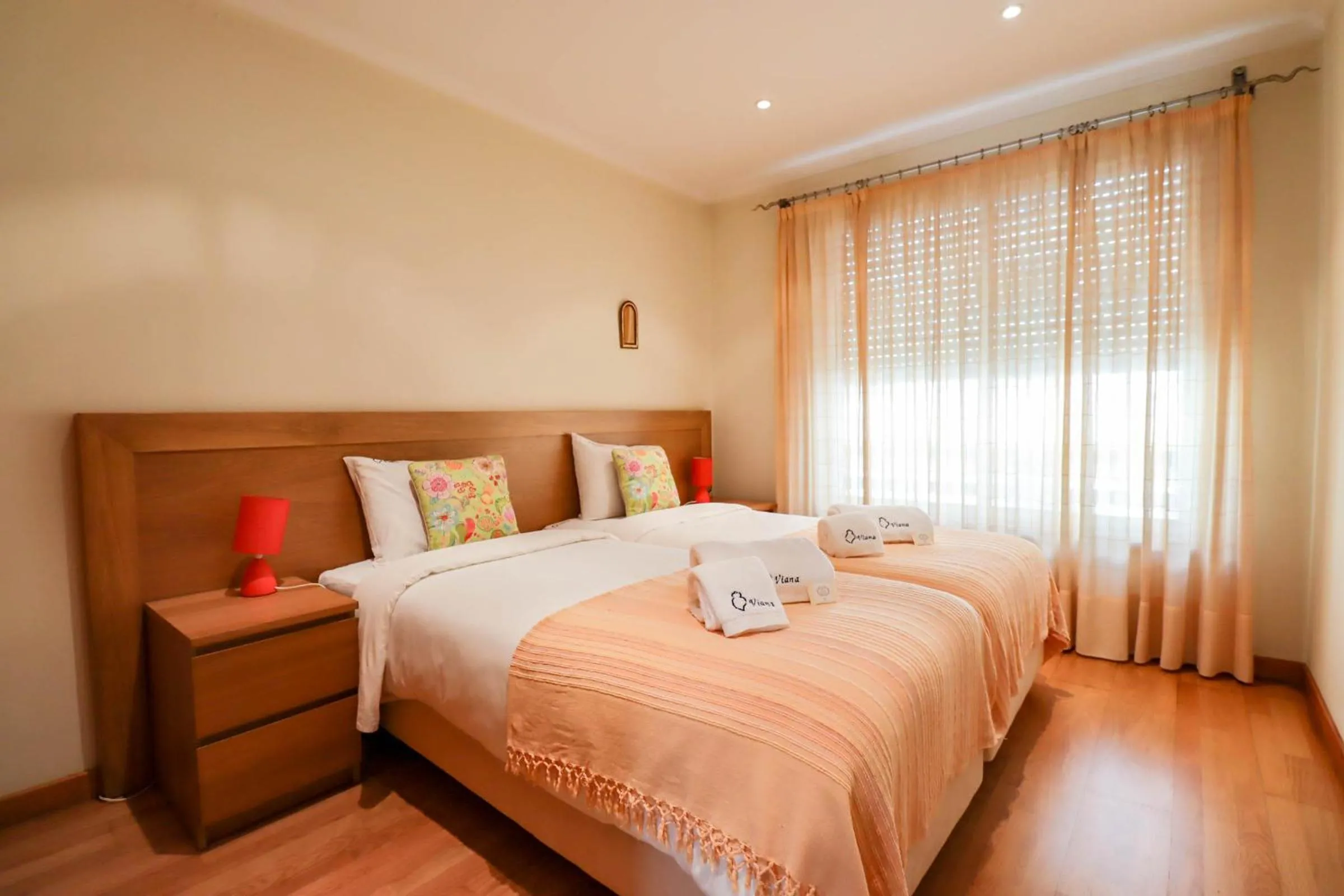 Bed in Casa Coração de Viana - Near the Beach Apartment