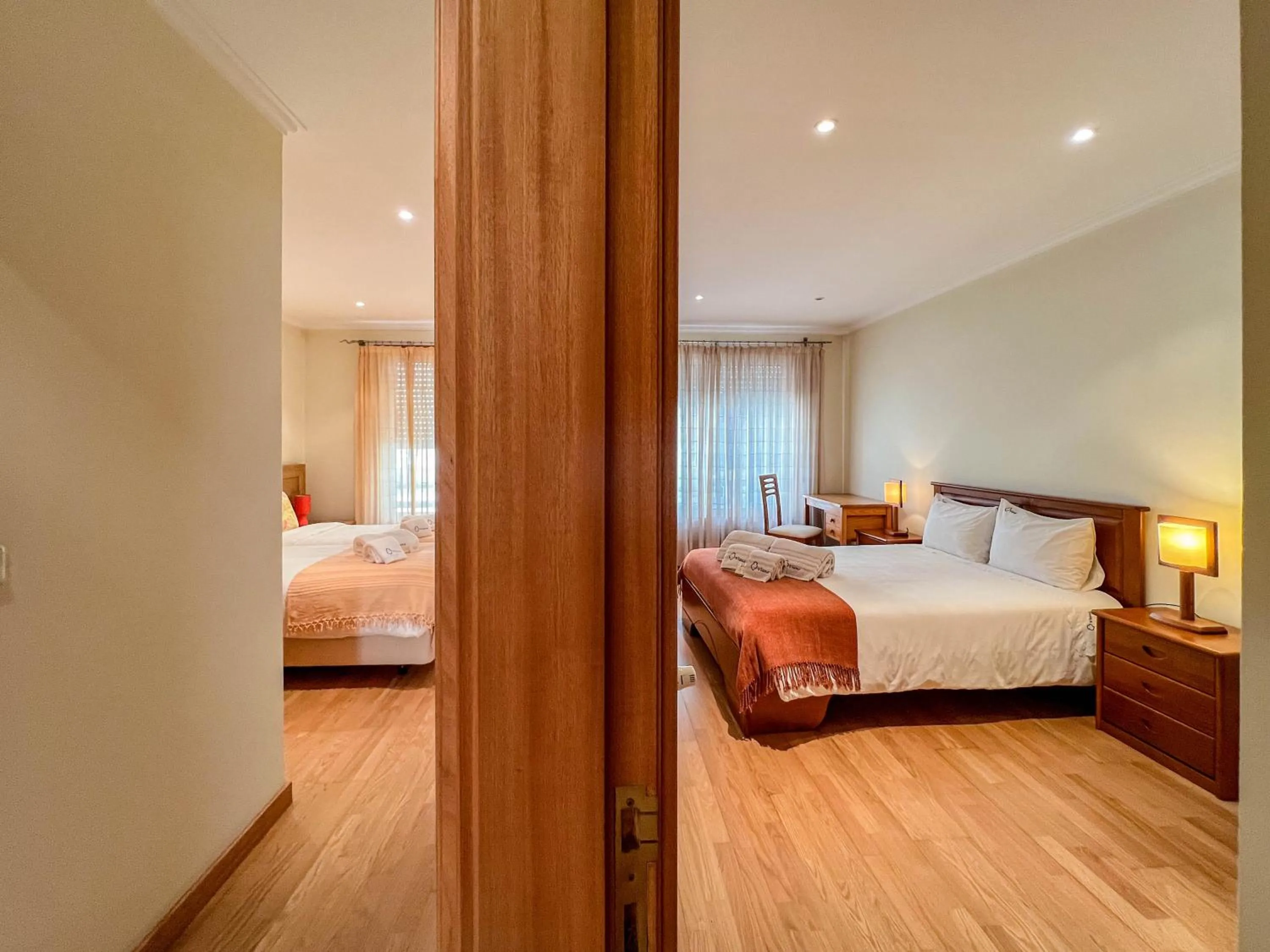 Bed in Casa Coração de Viana - Near the Beach Apartment
