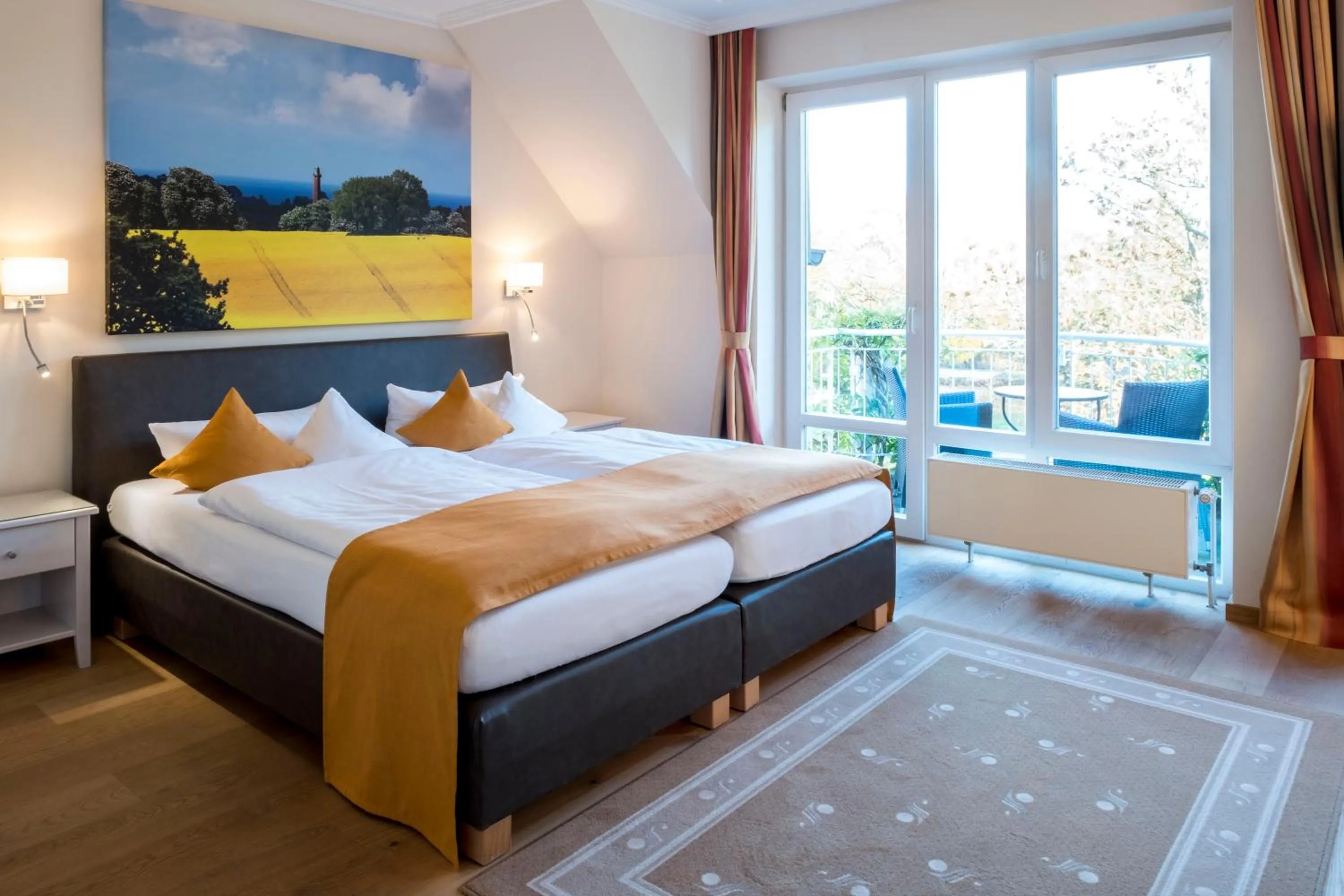 Bed in Ringhotel Hohe Wacht