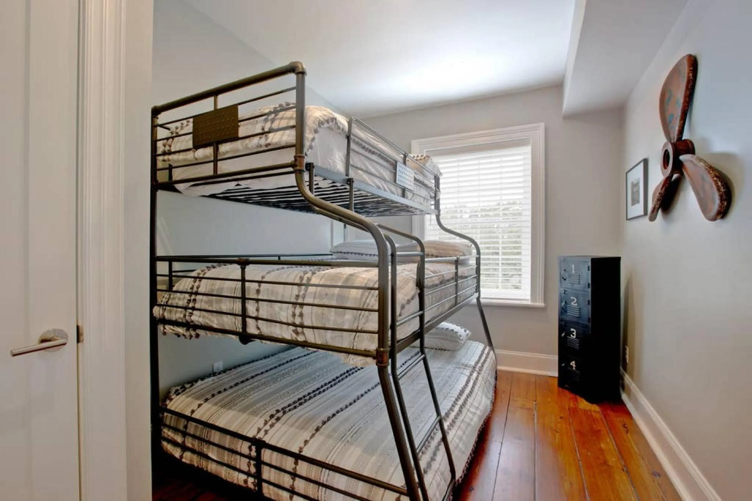 Bedroom, Bed in Sophisticated Historic Remodeled 9 bedroom Home