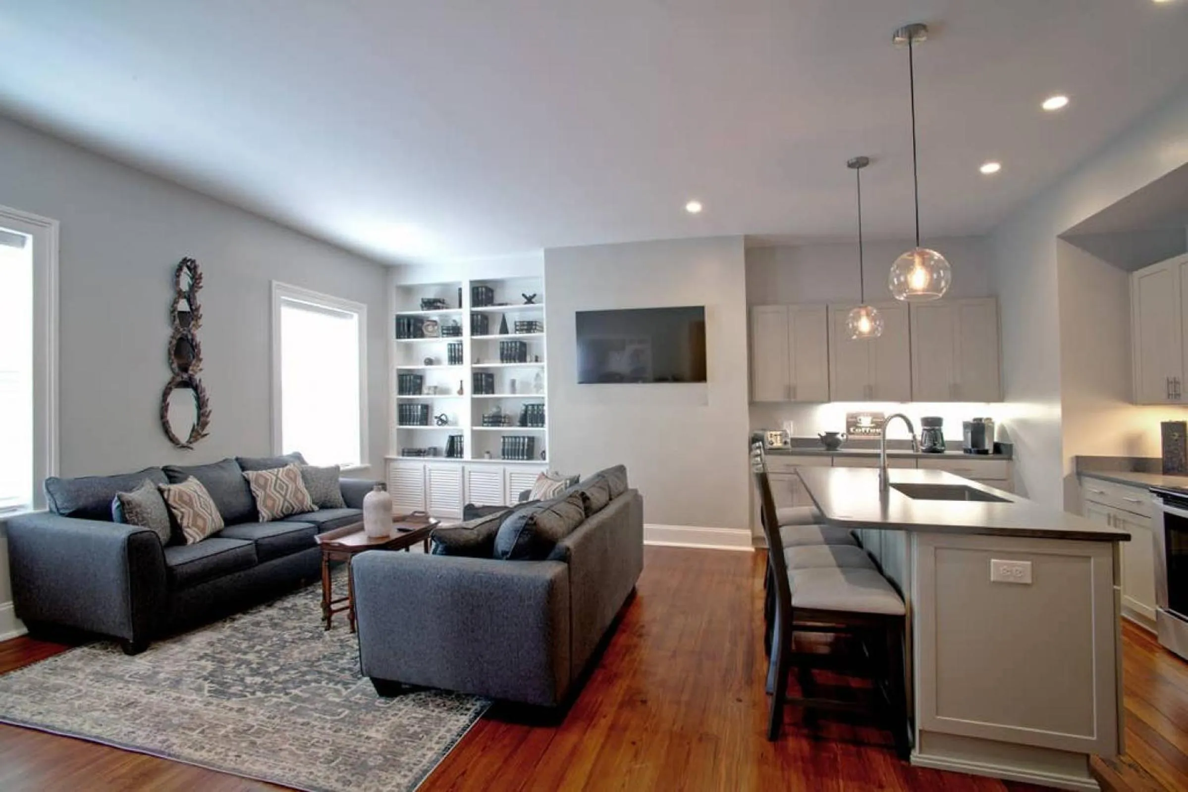 Living room in Sophisticated Historic Remodeled 9 bedroom Home