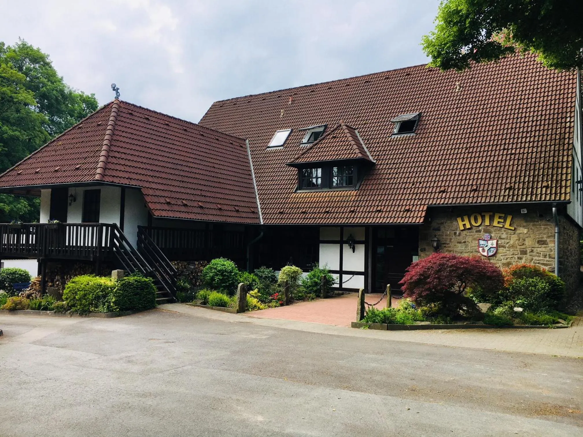 Property building in Dieckmann's Hotel