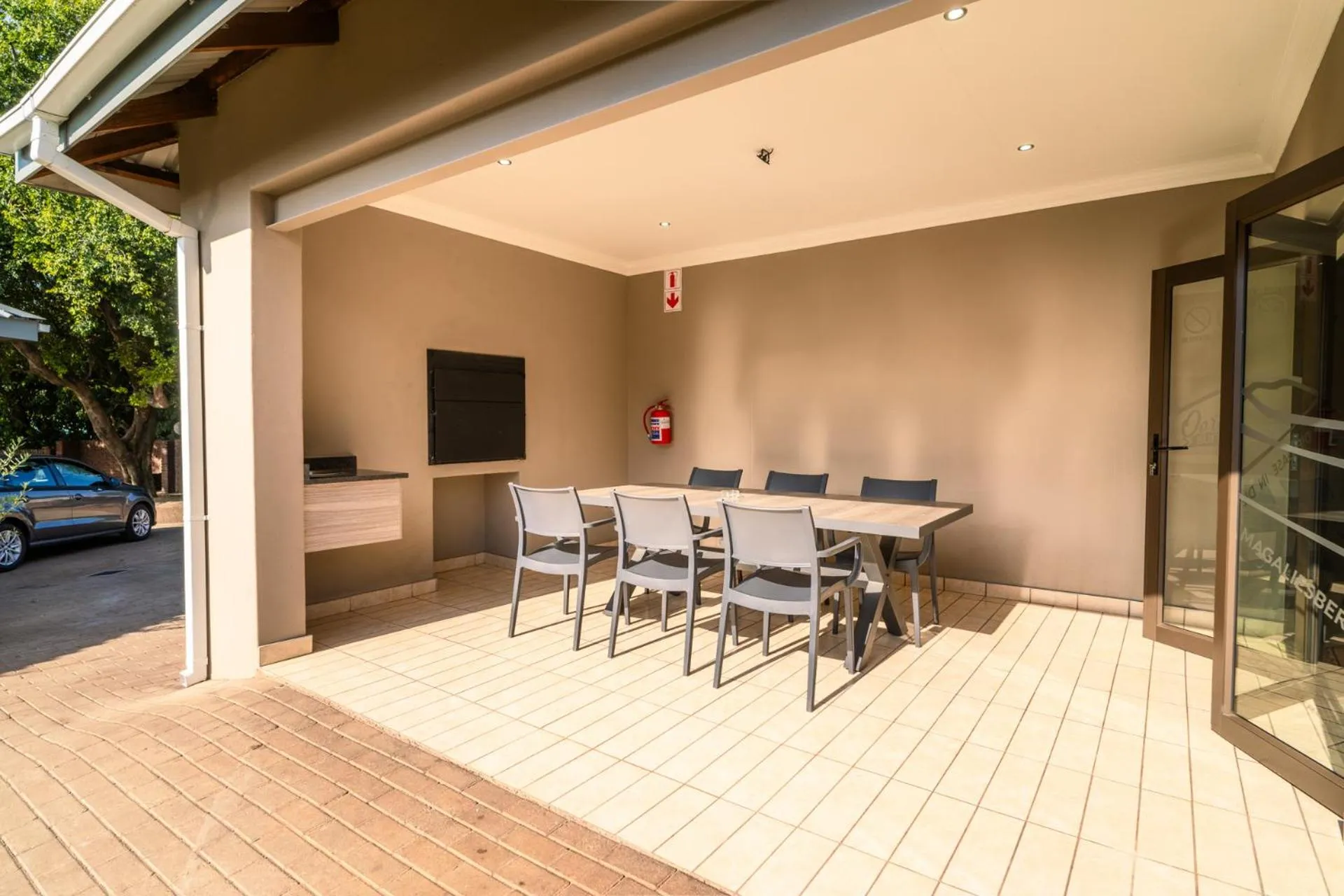 Patio in ATKV Buffelspoort