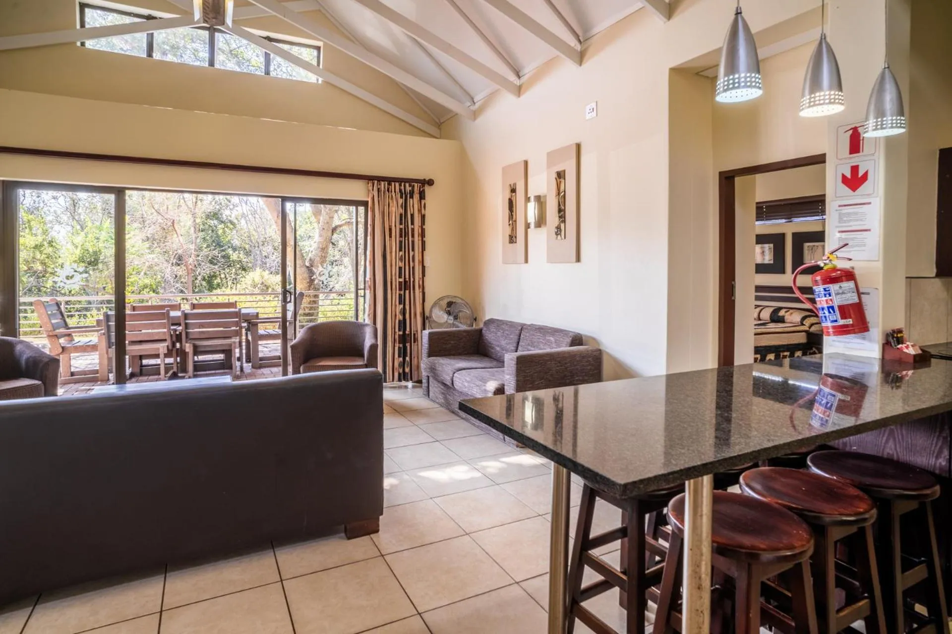 Living room in ATKV Buffelspoort