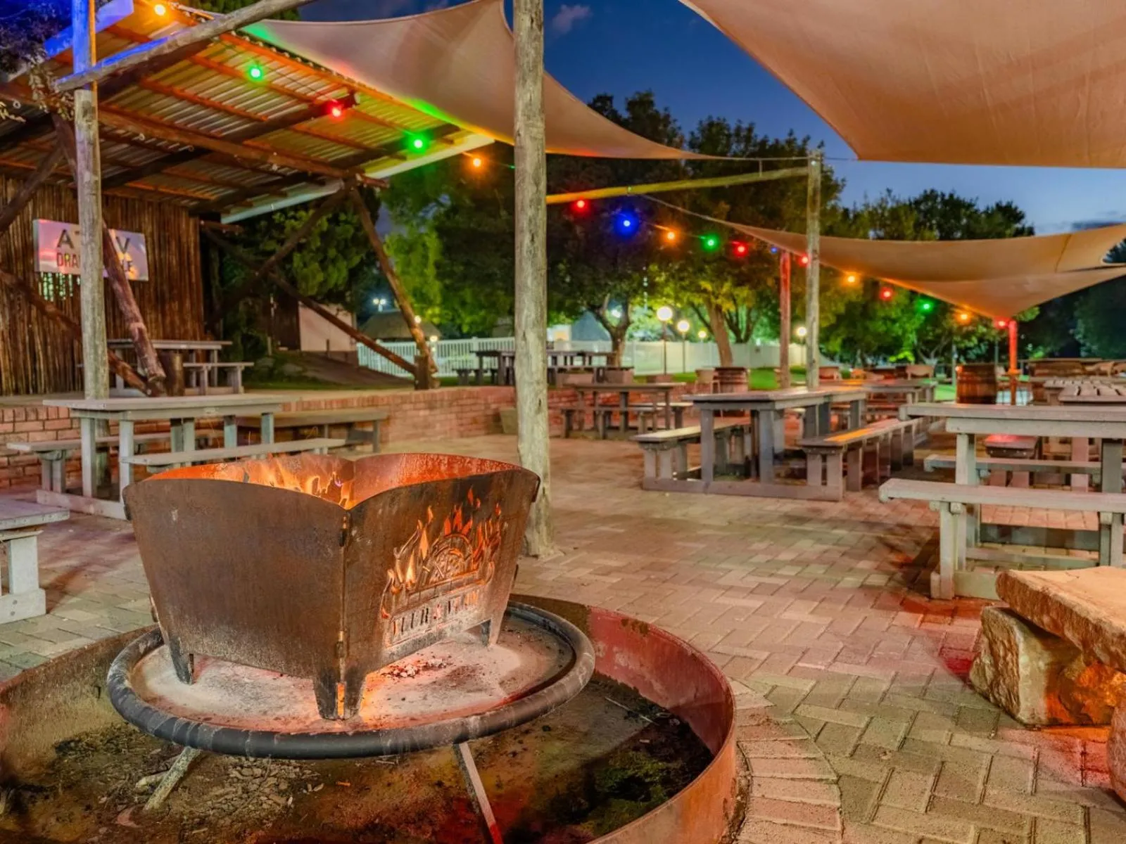 Dining area in ATKV Drakensville