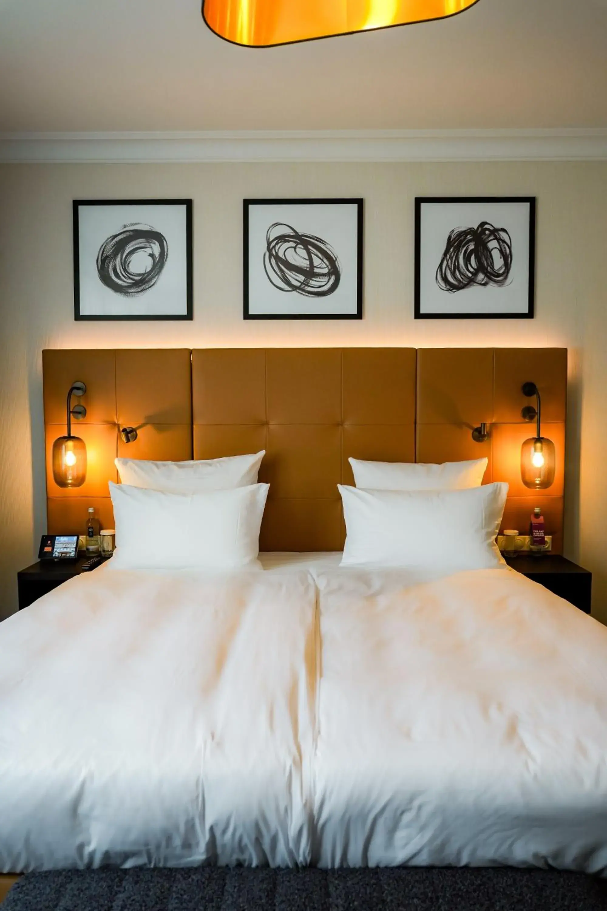 Bed in Steigenberger Icon Parkhotel Düsseldorf Bed in Steigenberger Icon Parkhotel Düsseldorf