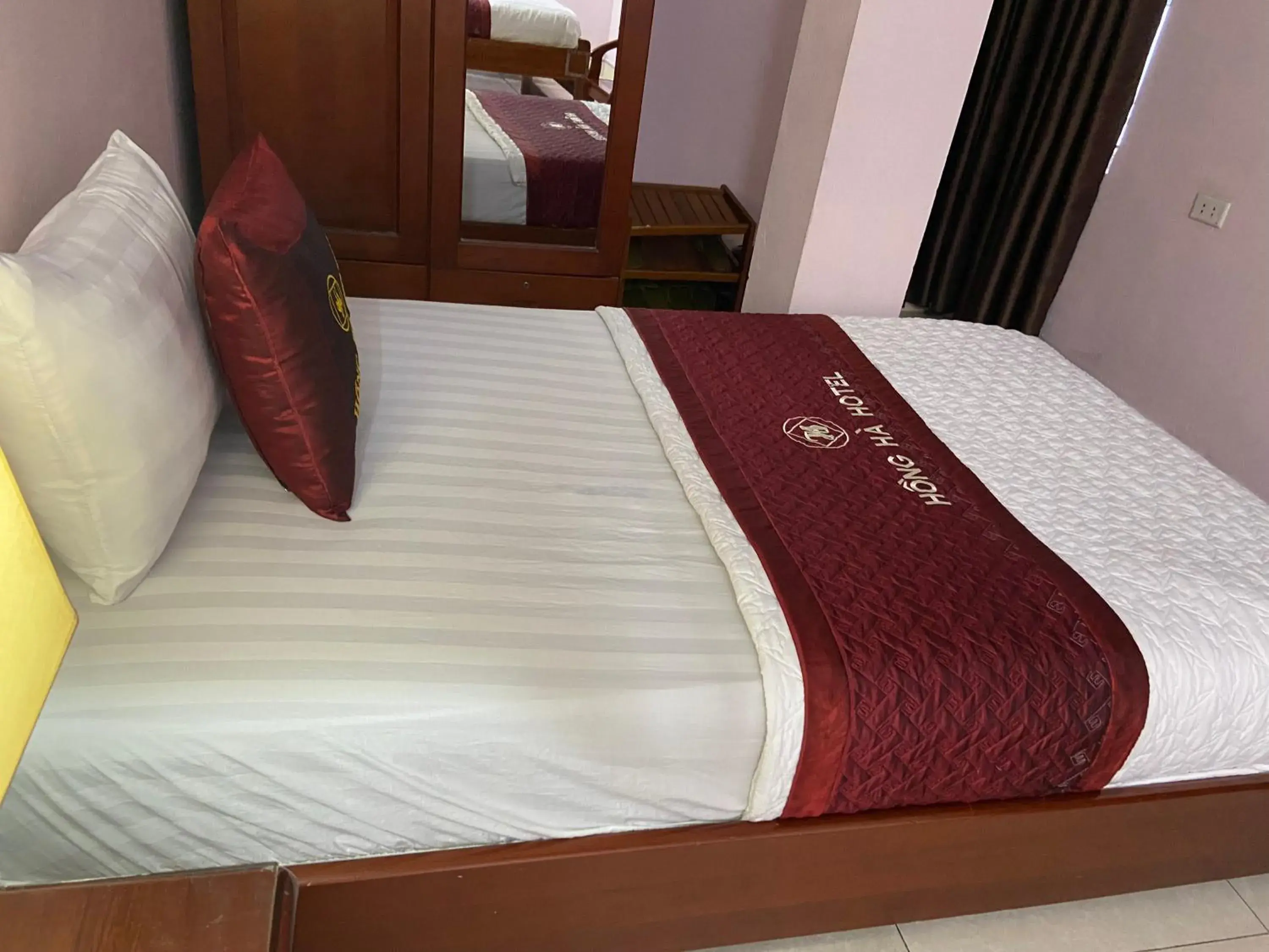 Bed in Hong Ha Airport Hotel Bed in Hong Ha Airport Hotel