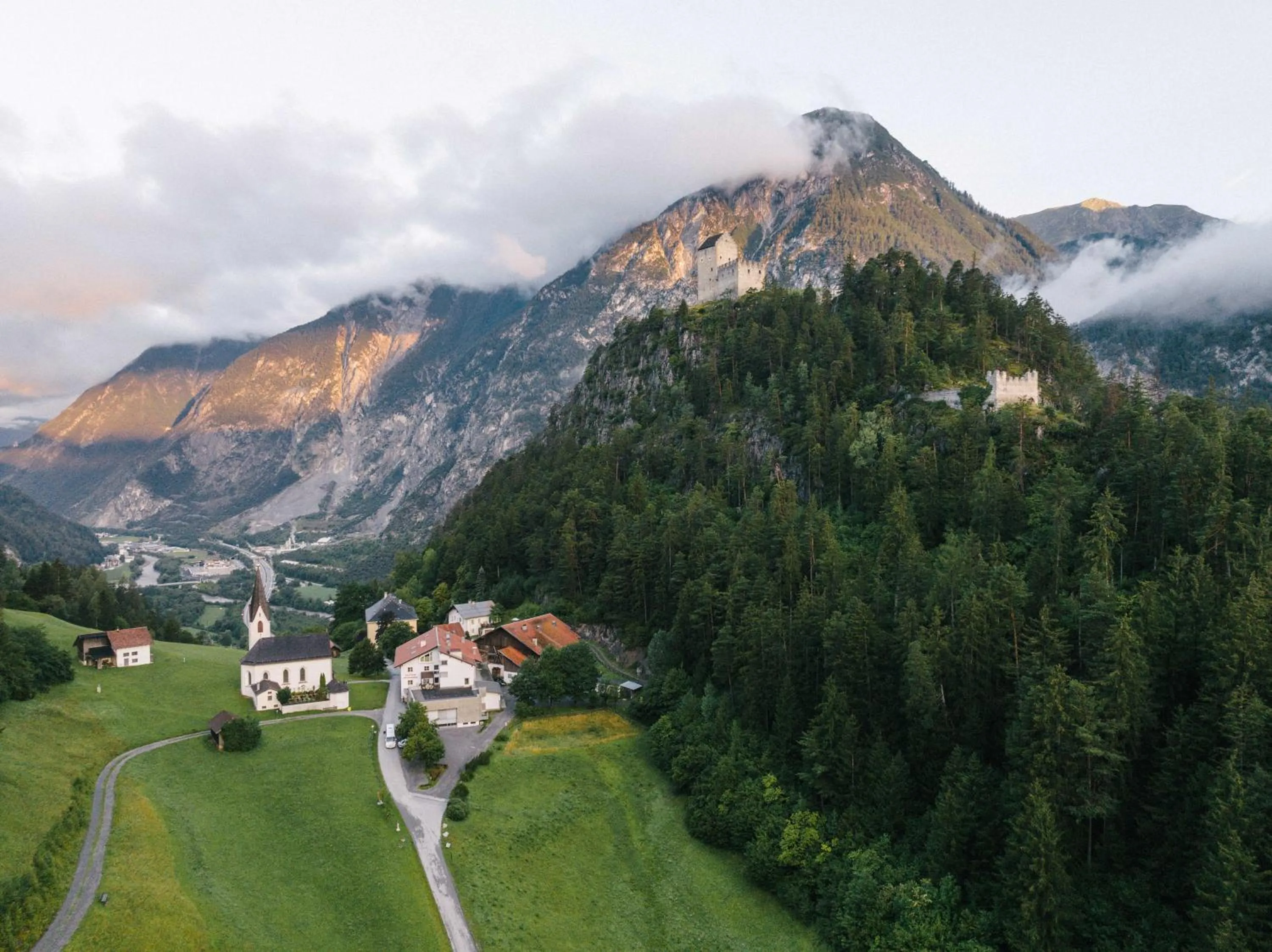 Natural landscape in Klostergut Kronburg