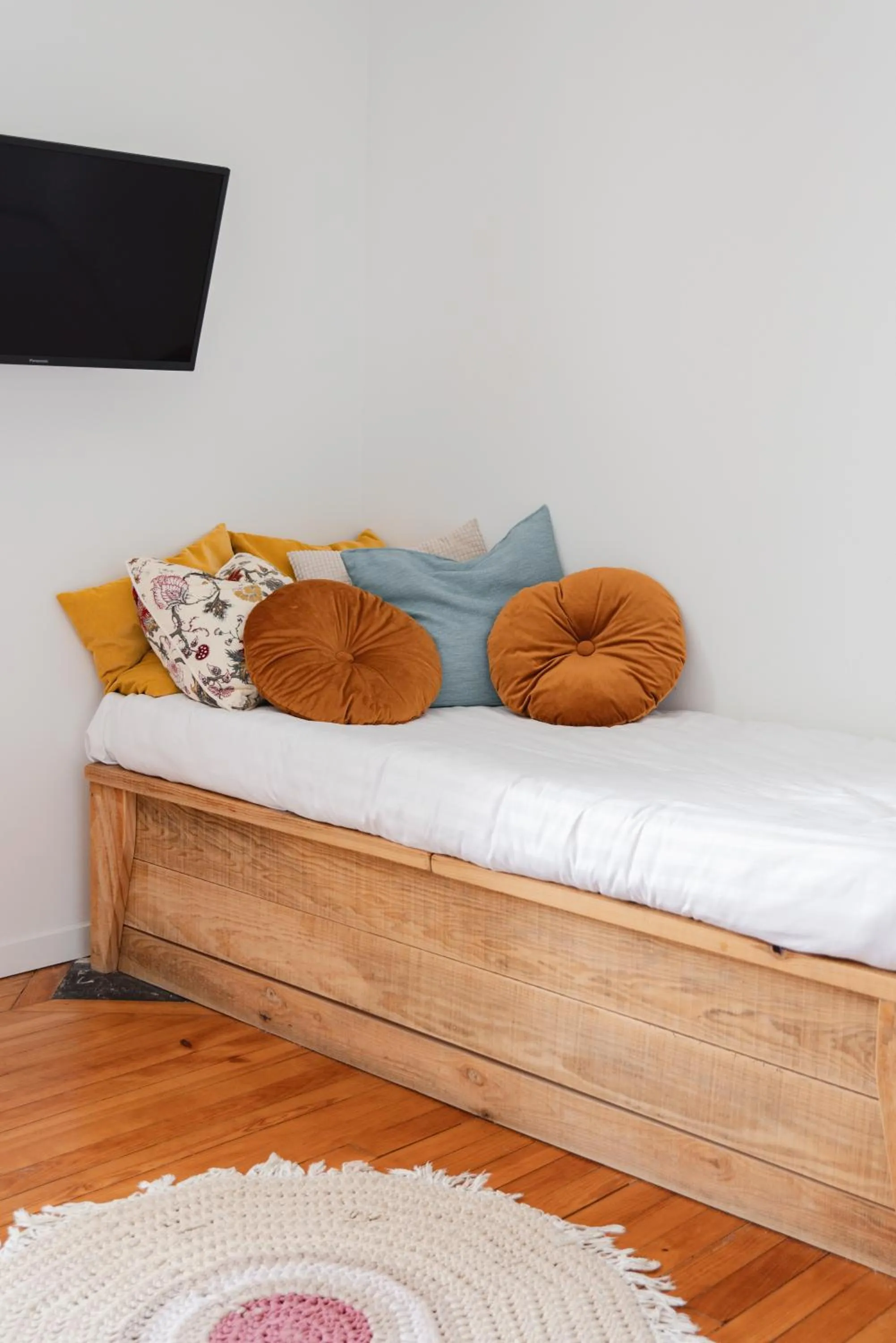 Bed in Auberge Koskenia