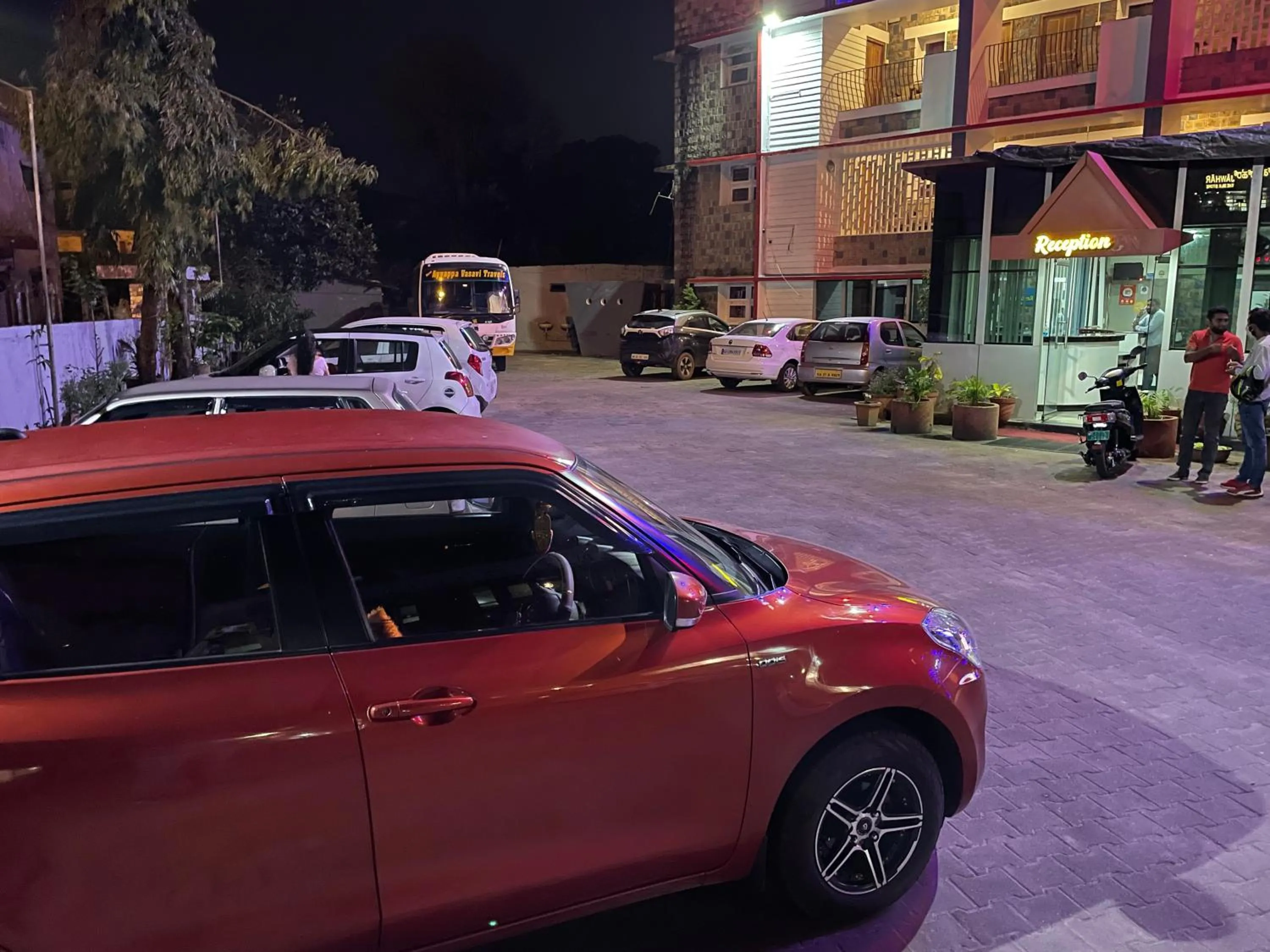 Parking in Hotel Caveri