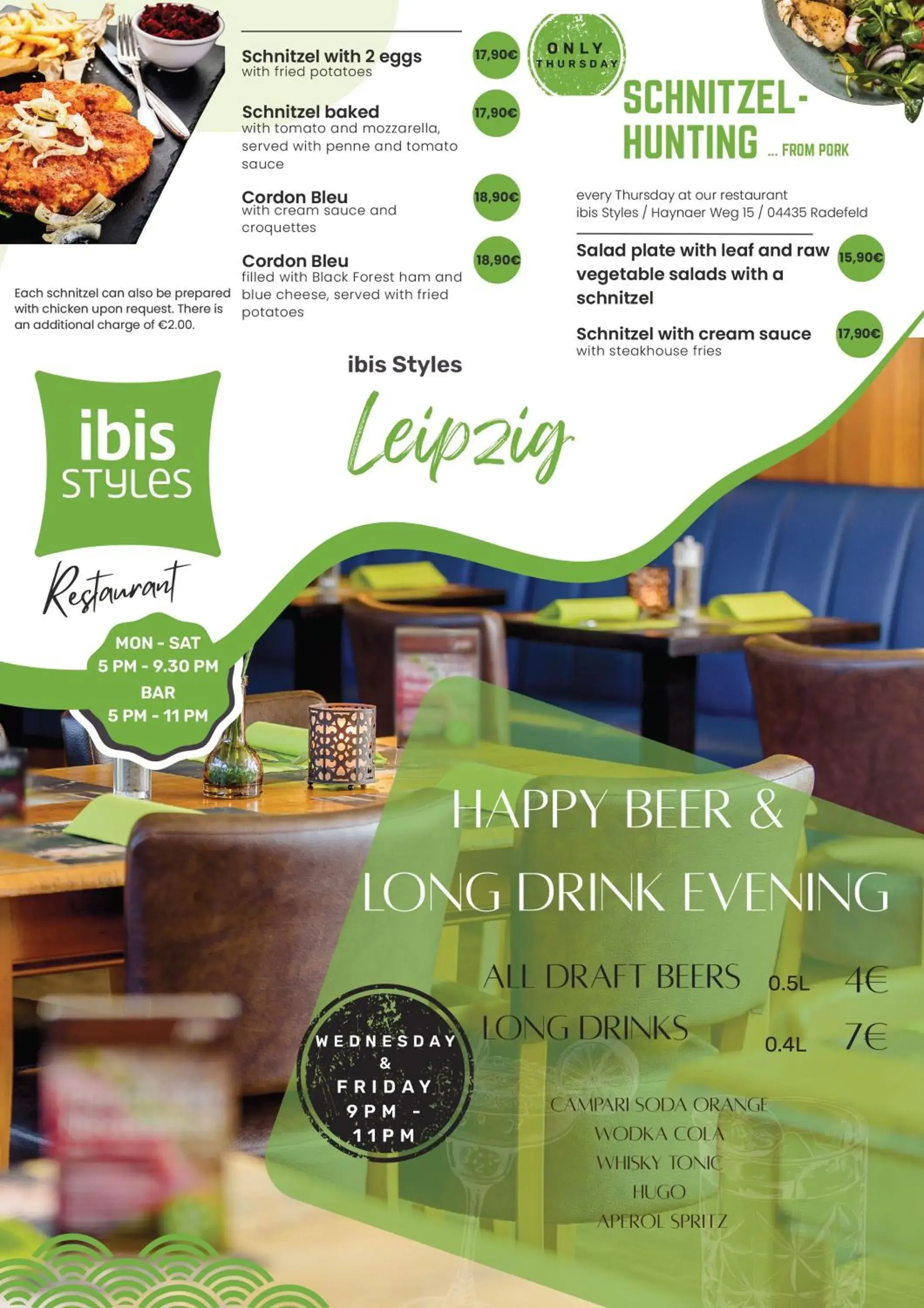 Restaurant/places to eat in ibis Styles Leipzig Restaurant/places to eat in ibis Styles Leipzig