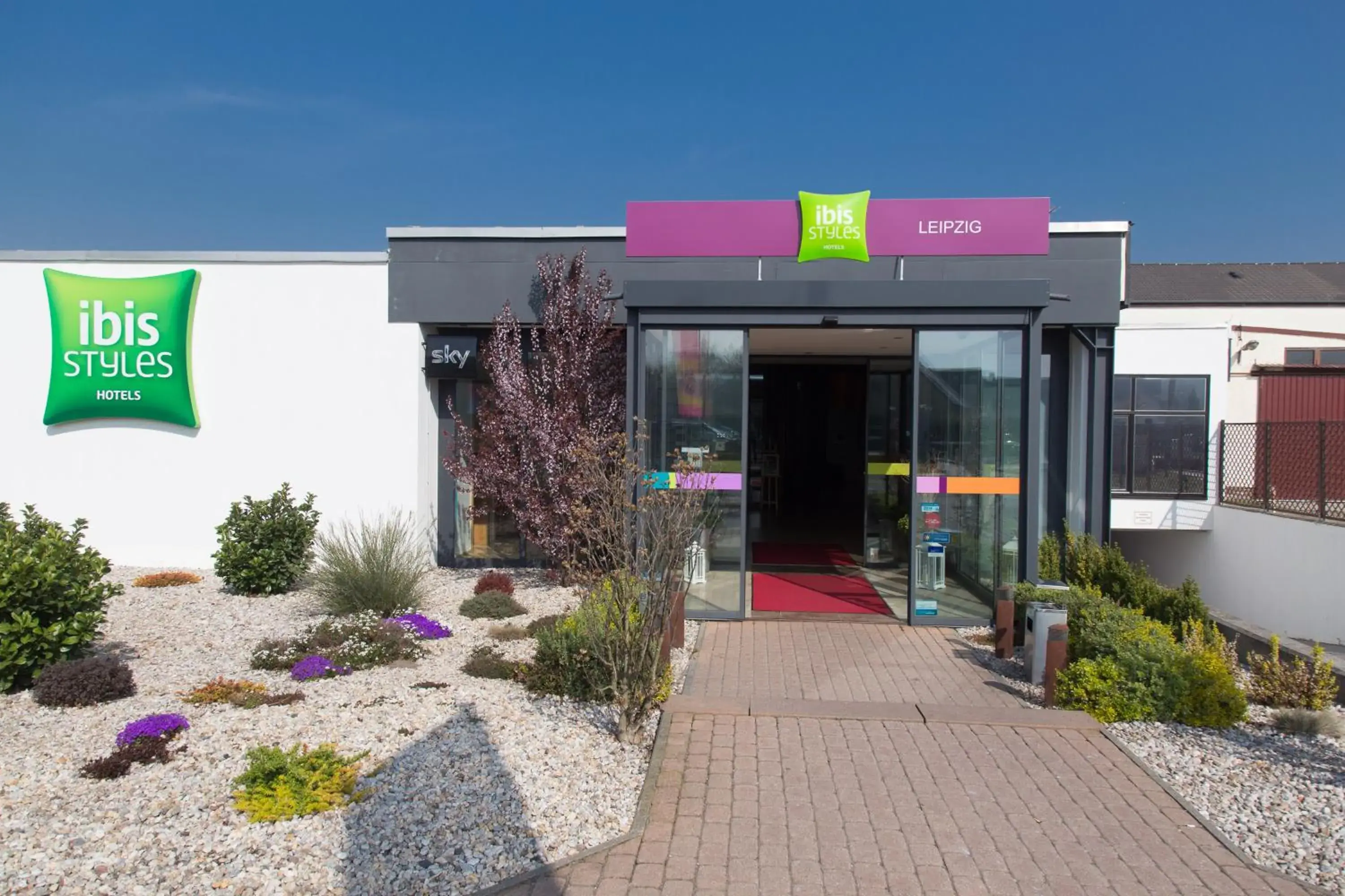 Facade/entrance in ibis Styles Leipzig Facade/entrance in ibis Styles Leipzig