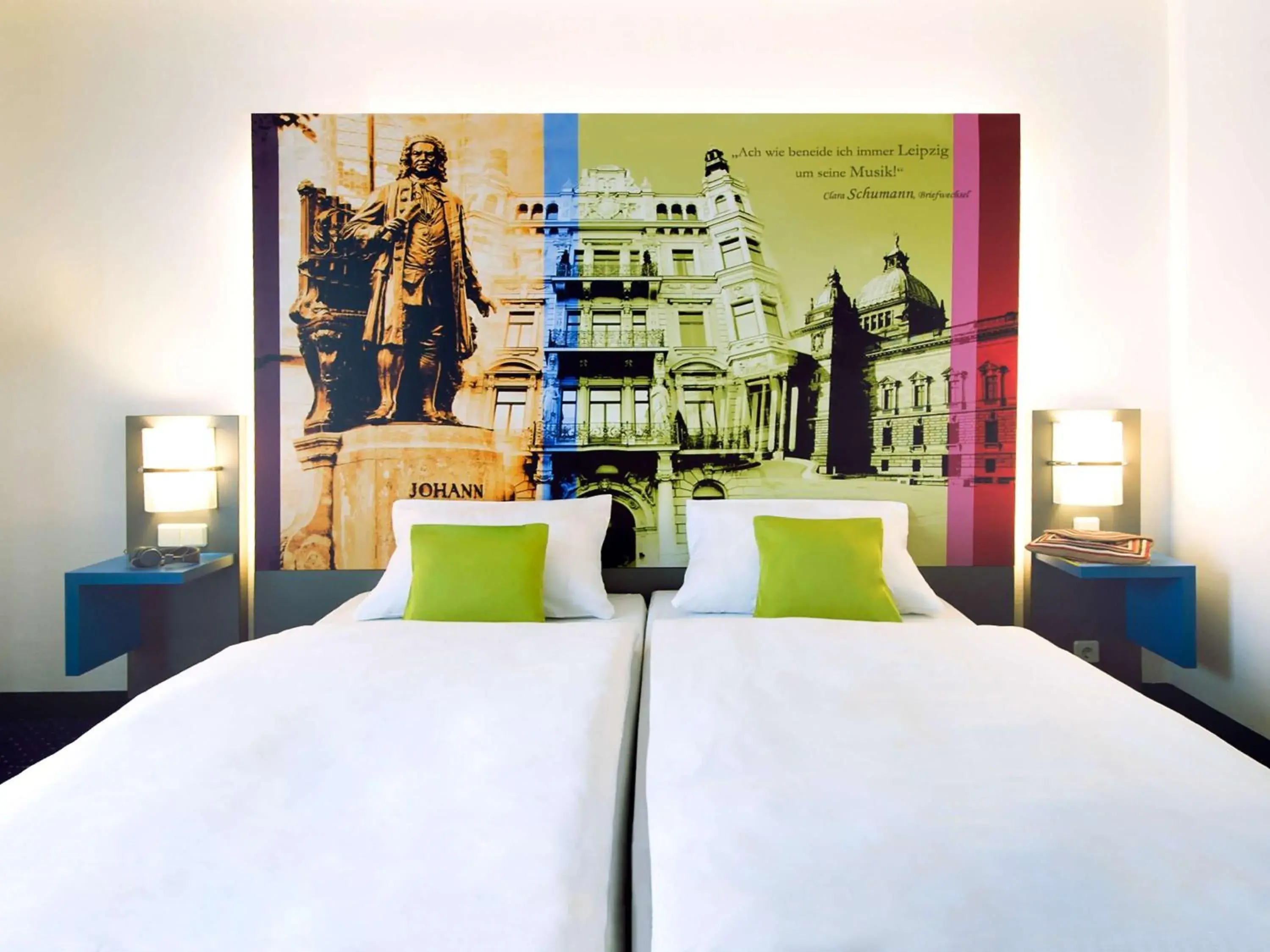 Bedroom, Bed in ibis Styles Leipzig Bedroom, Bed in ibis Styles Leipzig