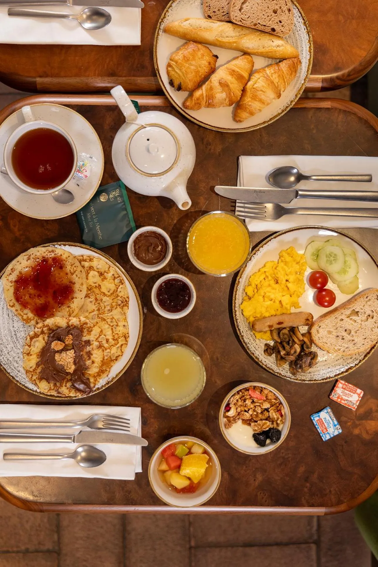 Breakfast in Hôtel Saint-André des Arts