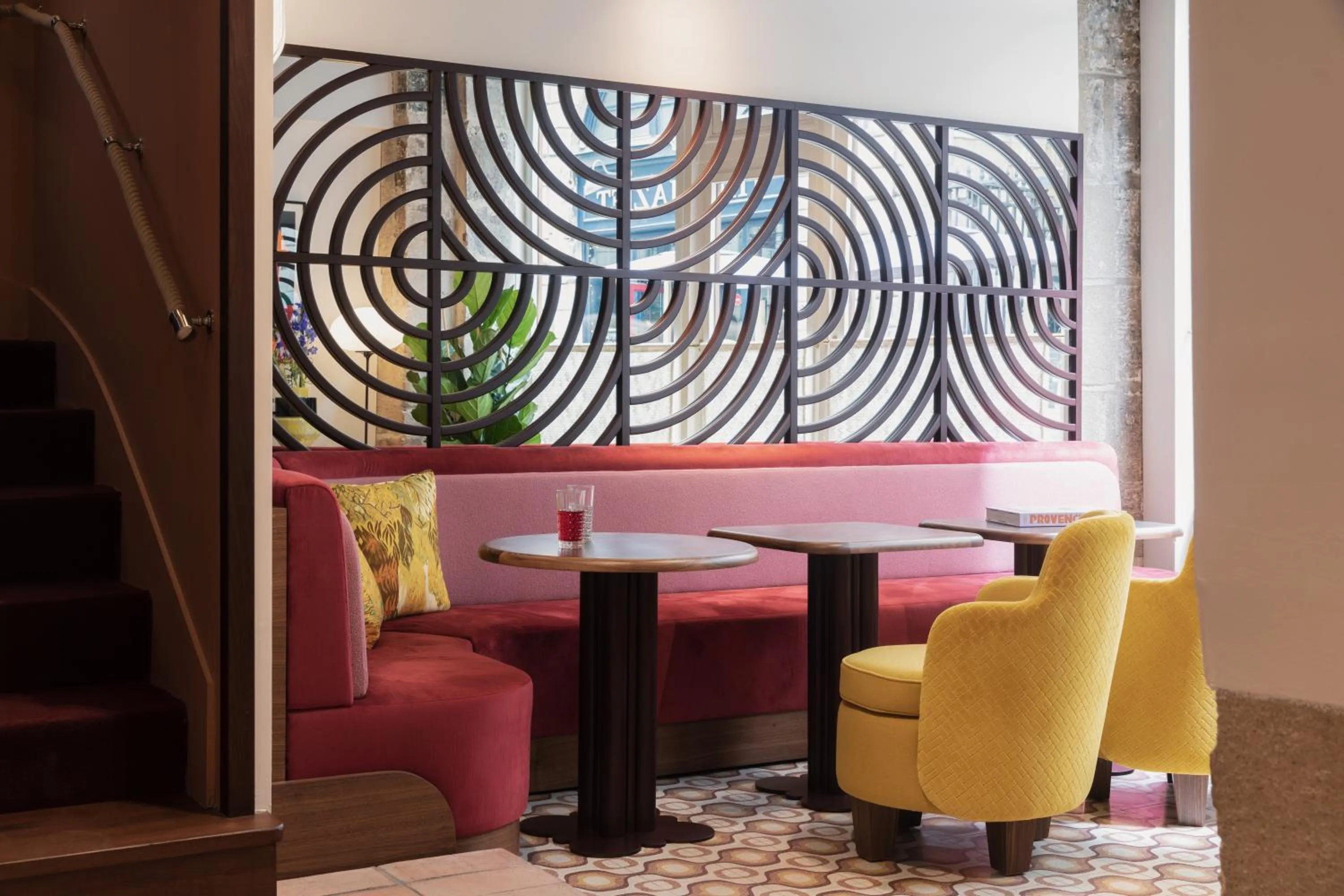 Lobby or reception in Hôtel Saint-André des Arts