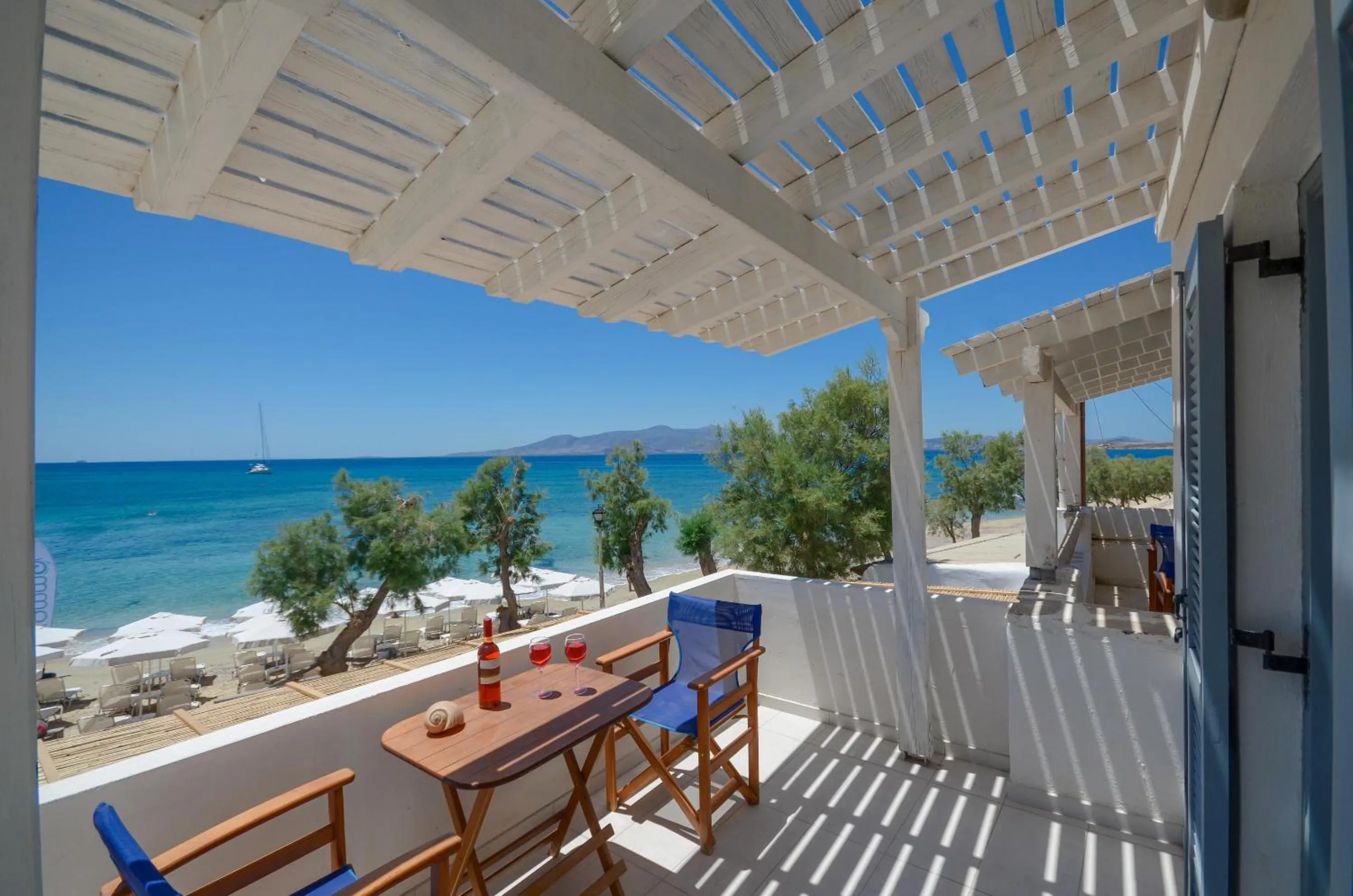 Balcony/Terrace in Naxos Golden Beach 2
