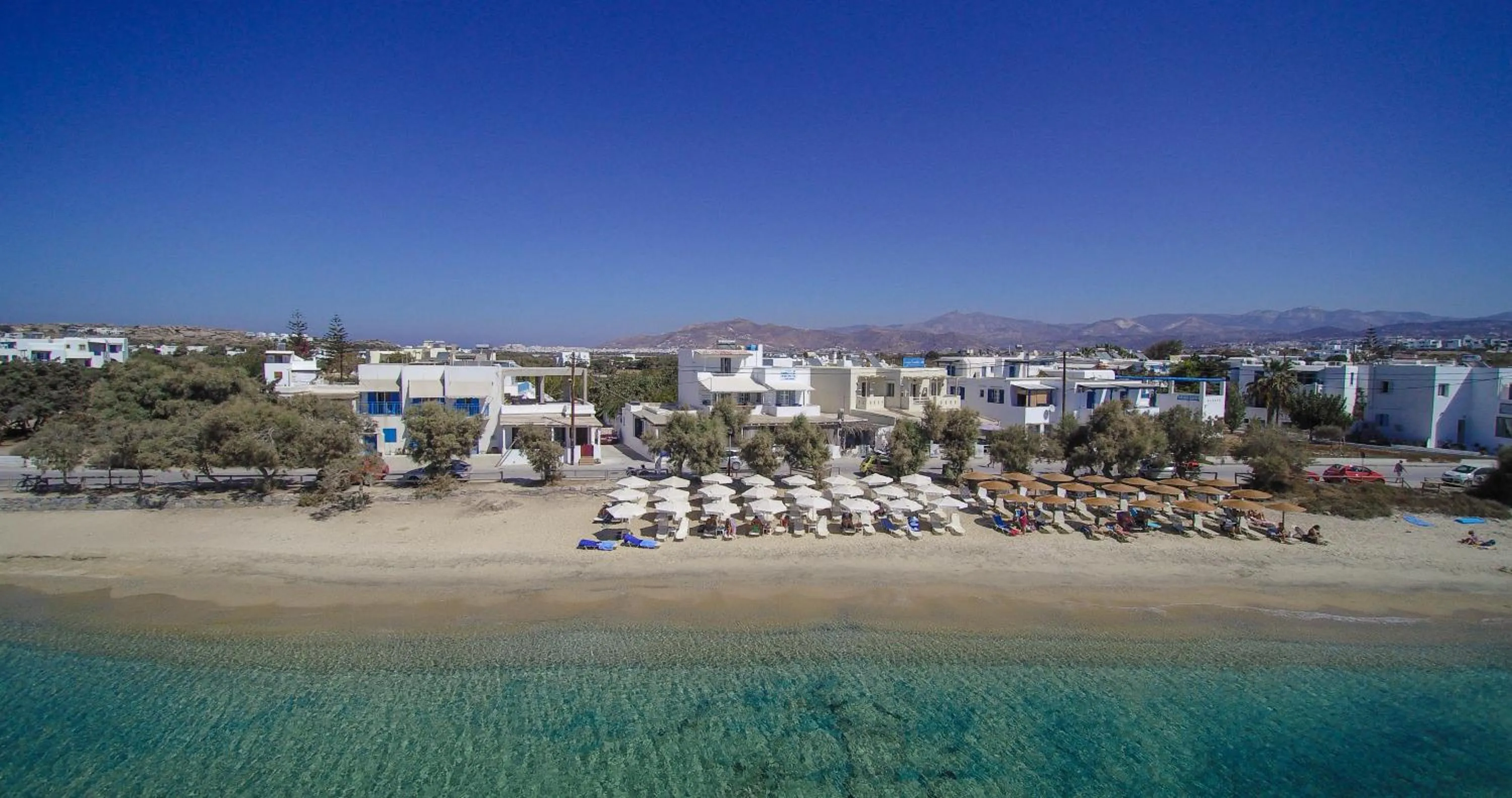 Bird's eye view in Naxos Golden Beach 2