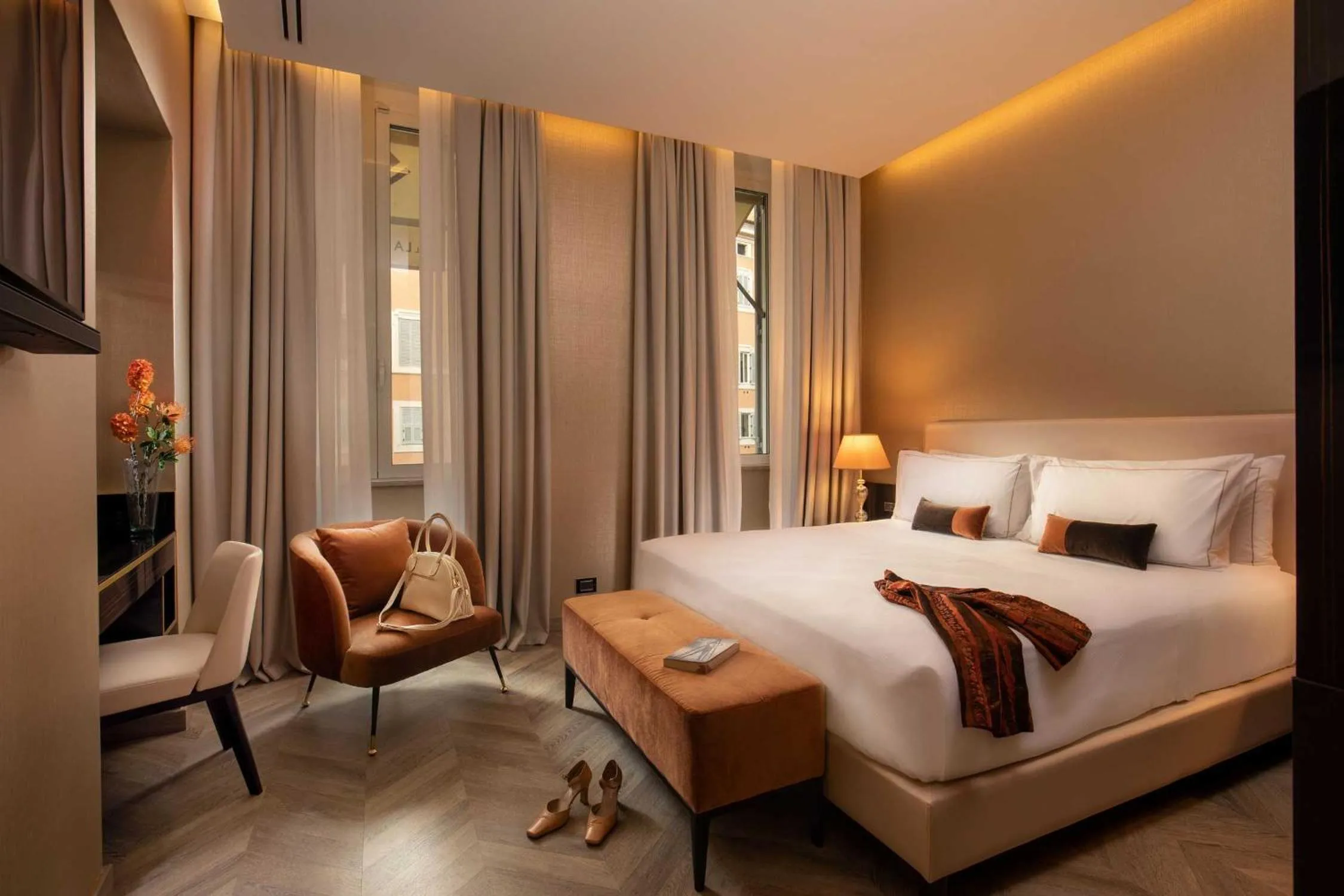 Bed in Hotel La Place Roma