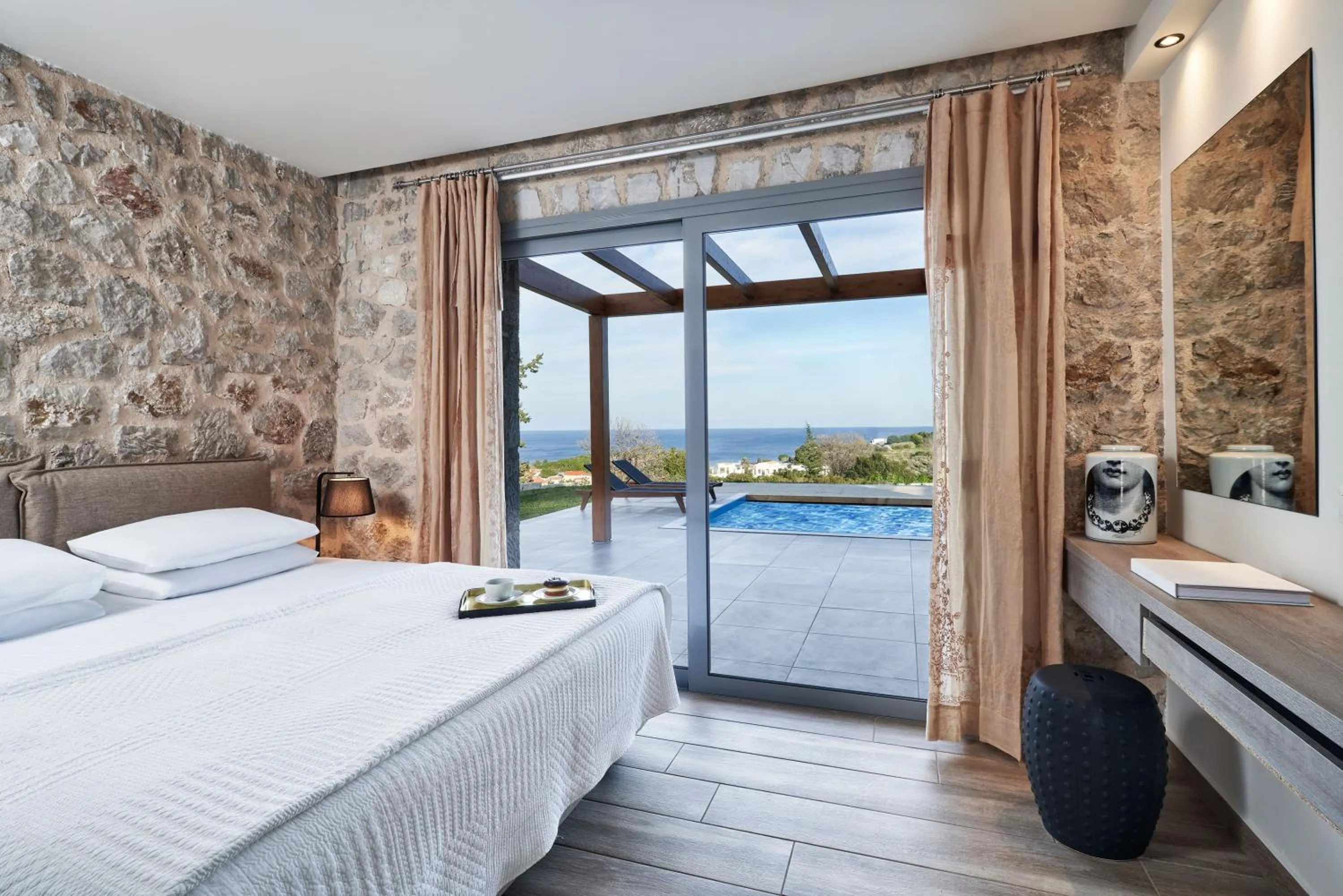 Bedroom, Bed in Anar Villas Rhodes