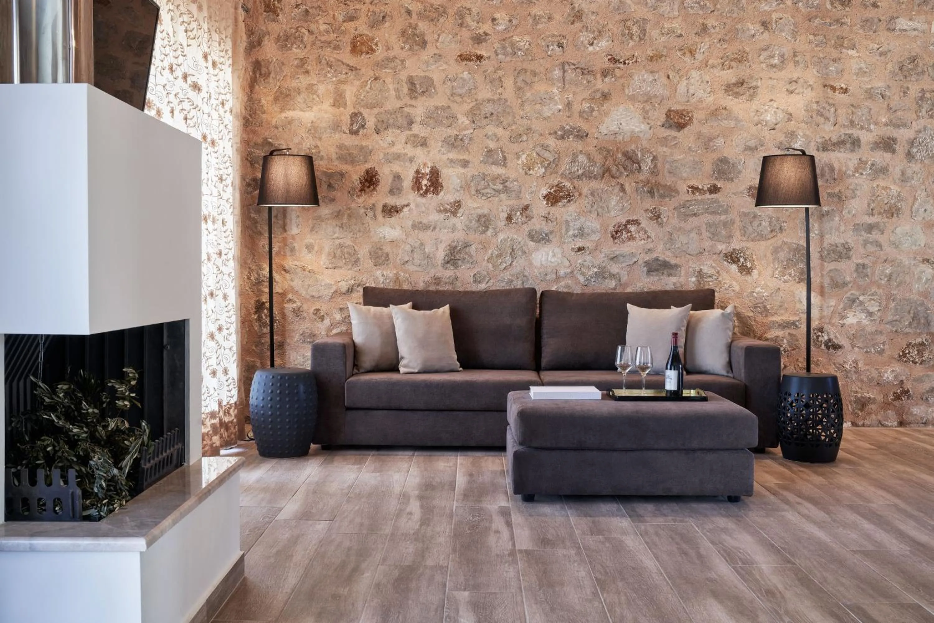 Living room in Anar Villas Rhodes