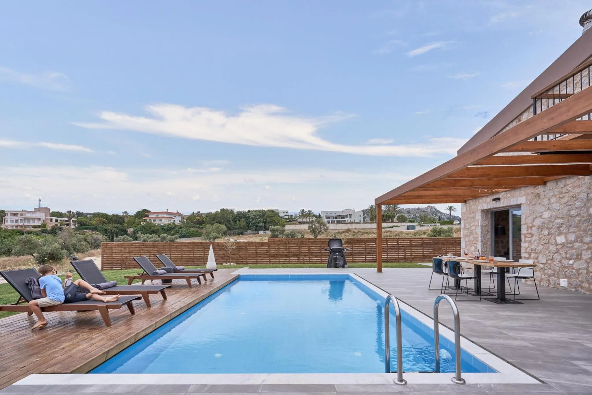 On site in Anar Villas Rhodes