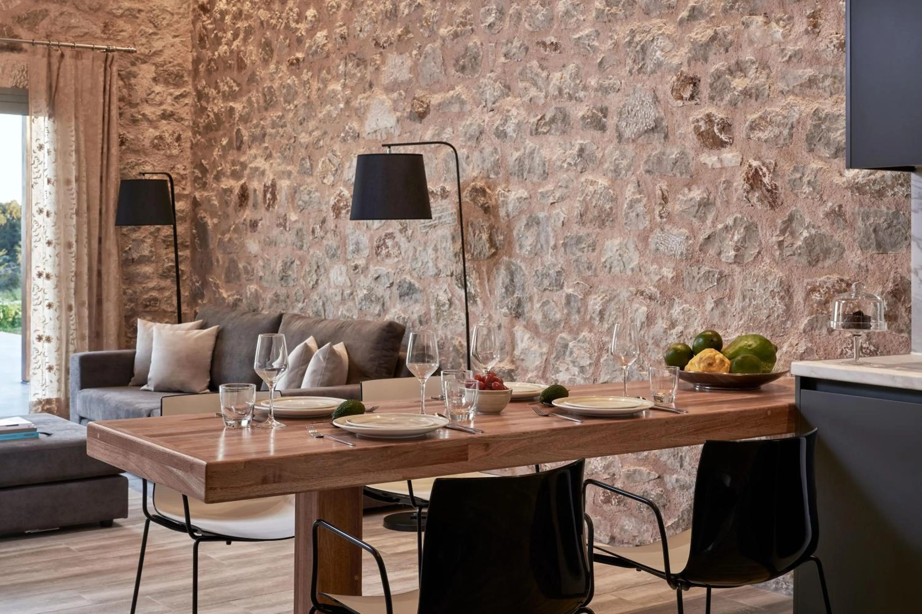 Food and drinks in Anar Villas Rhodes