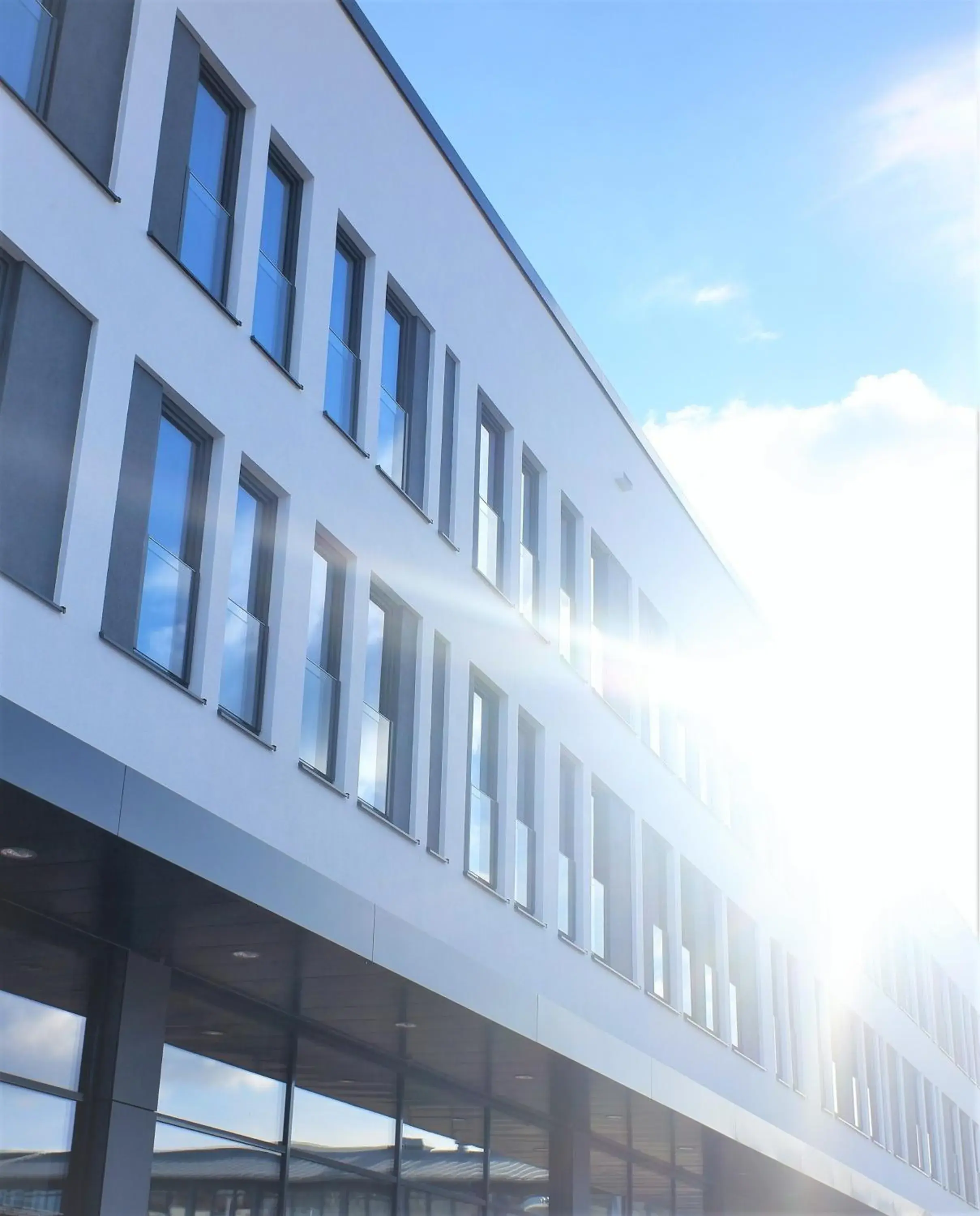 Property building in Hotel Amper Property building in Hotel Amper