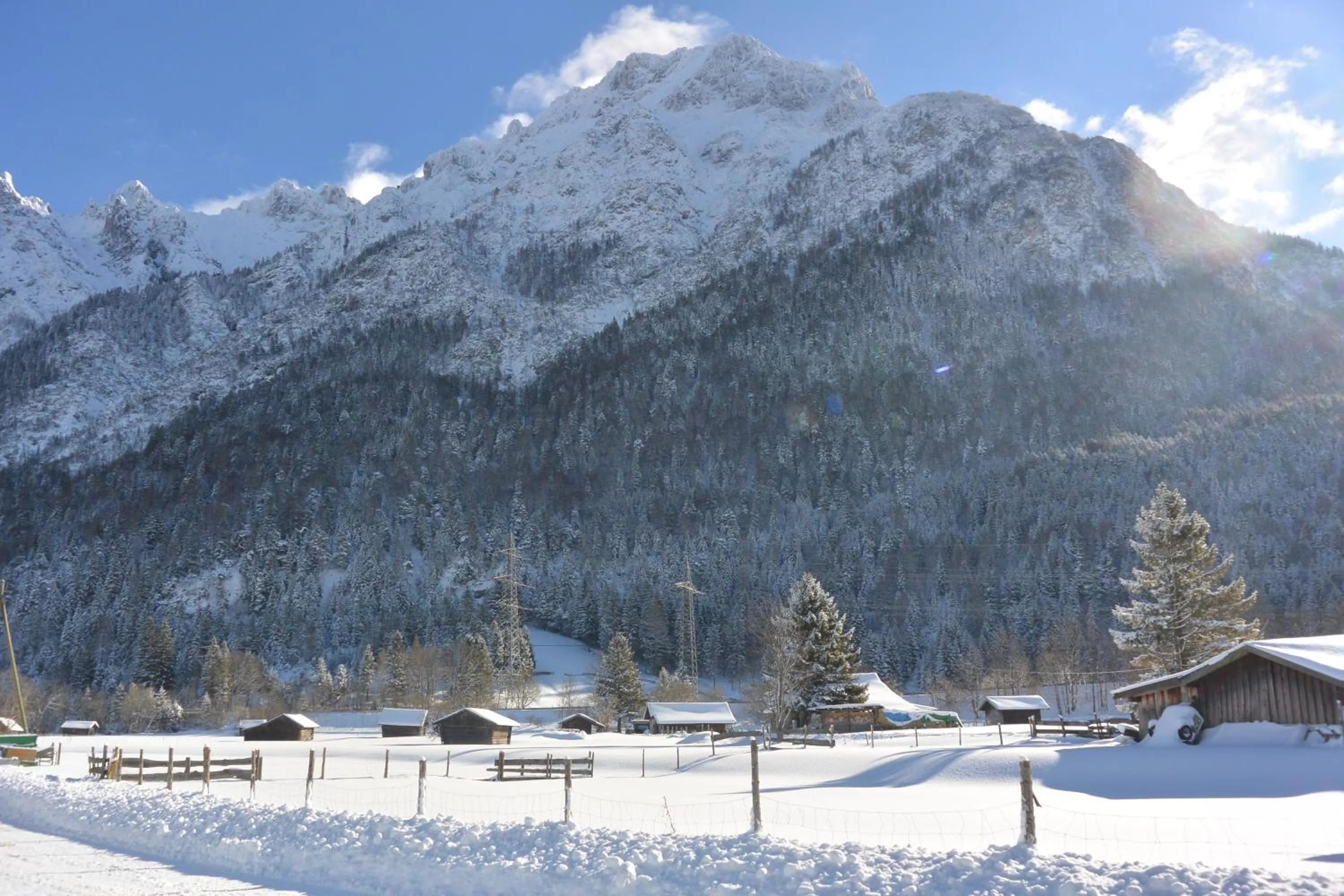 Natural landscape in Gästehaus Döring