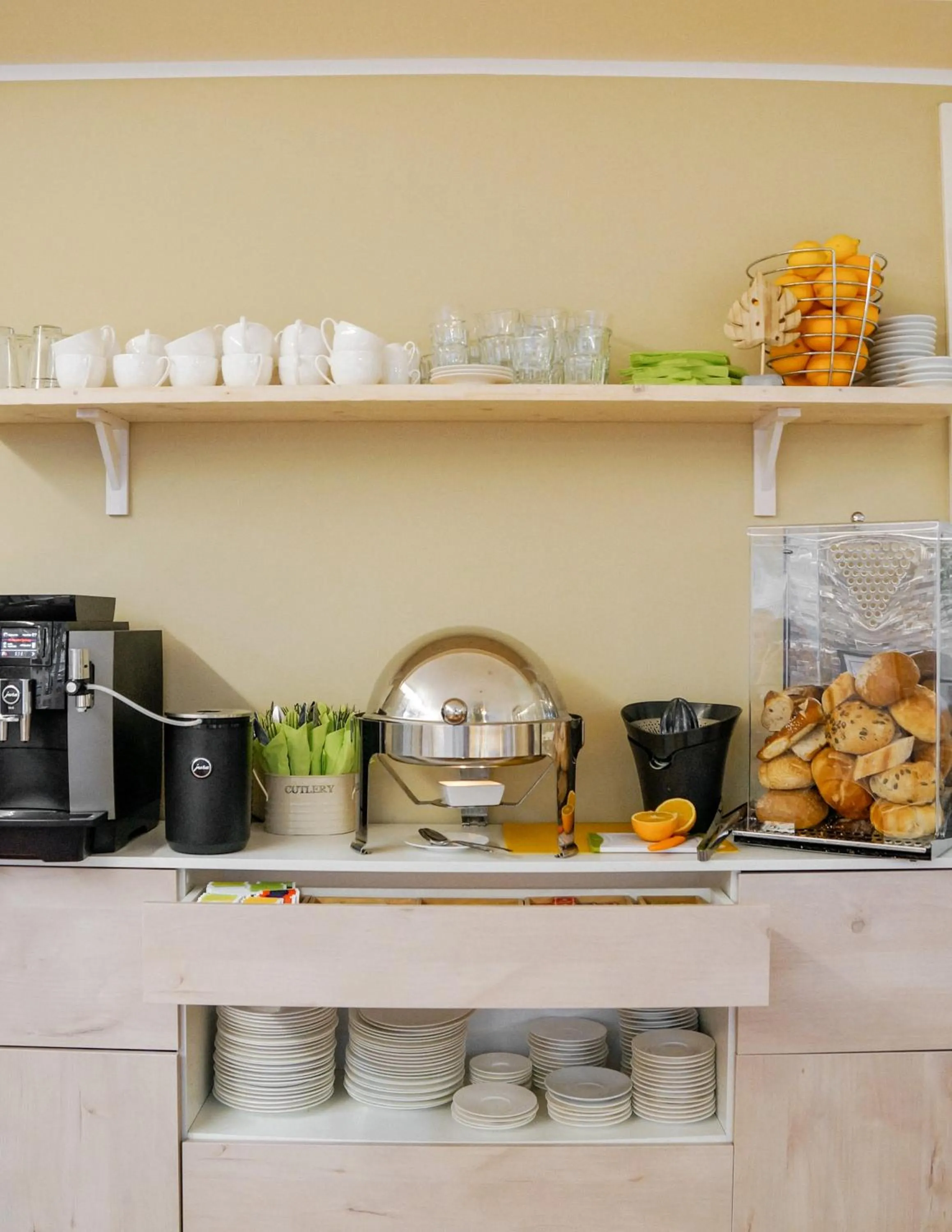 Continental breakfast in Town Hotel Wiesbaden - kleines Privathotel in Bestlage