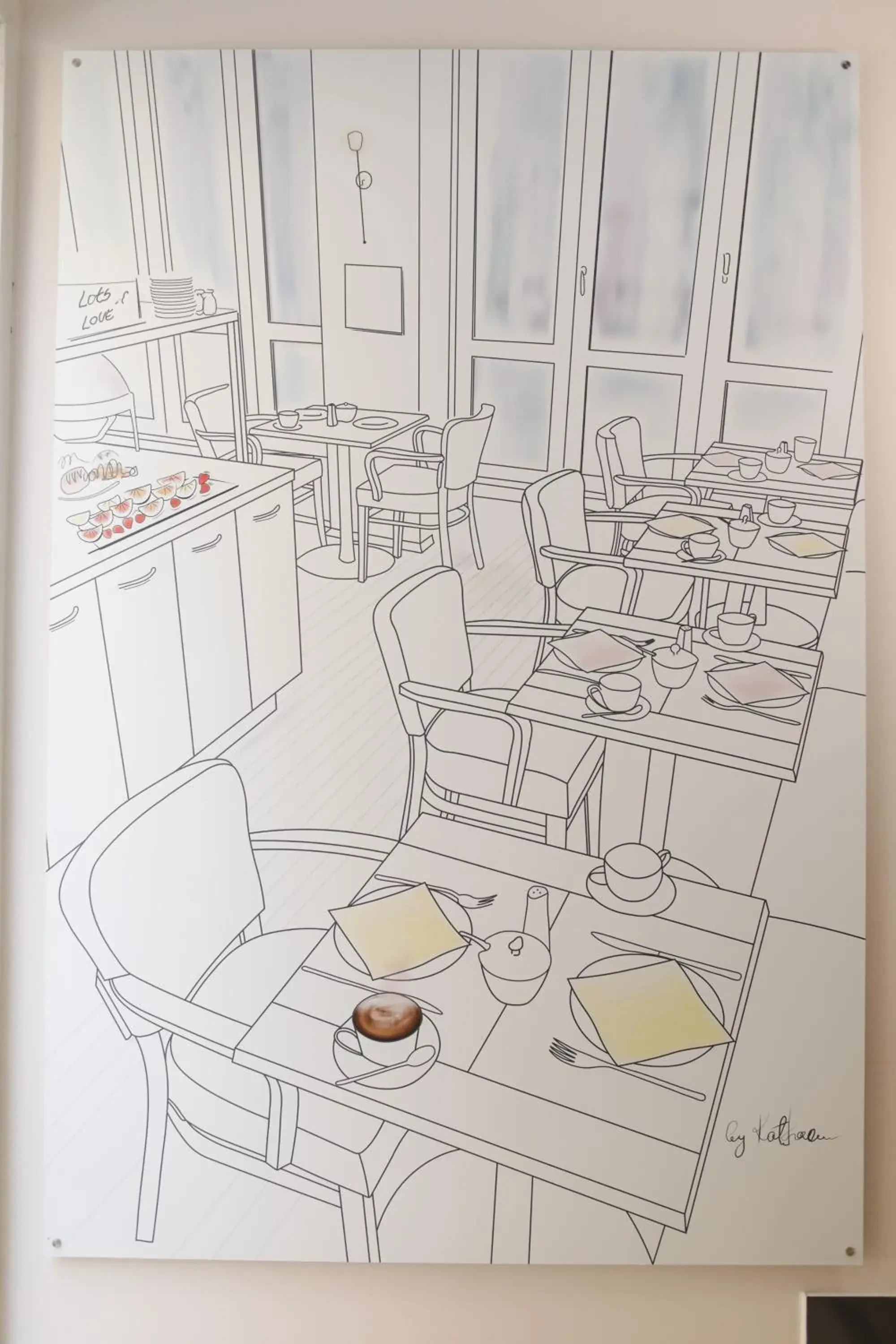 Restaurant/places to eat in Town Hotel Wiesbaden - kleines Privathotel in Bestlage Restaurant/places to eat in Town Hotel Wiesbaden - kleines Privathotel in Bestlage