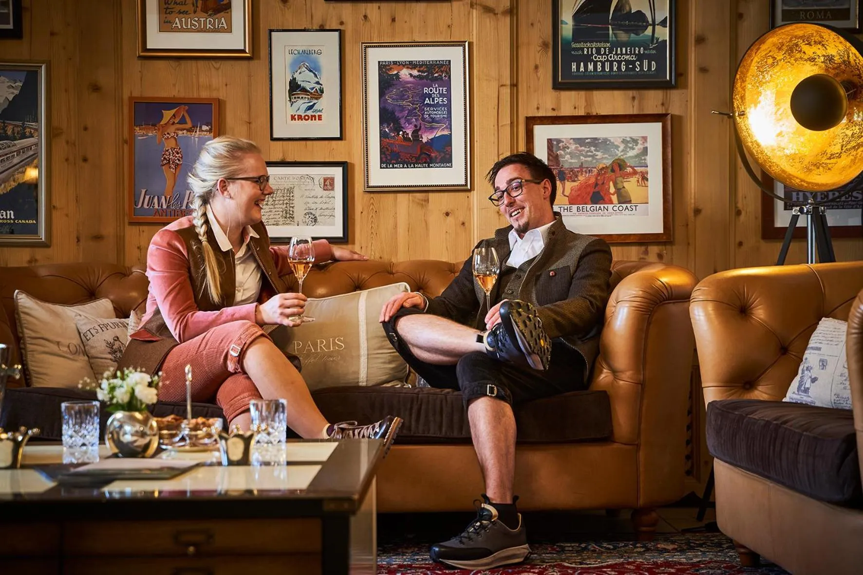 People in die Krone von Lech - Romantikhotel - Luxushotel in bester Lage