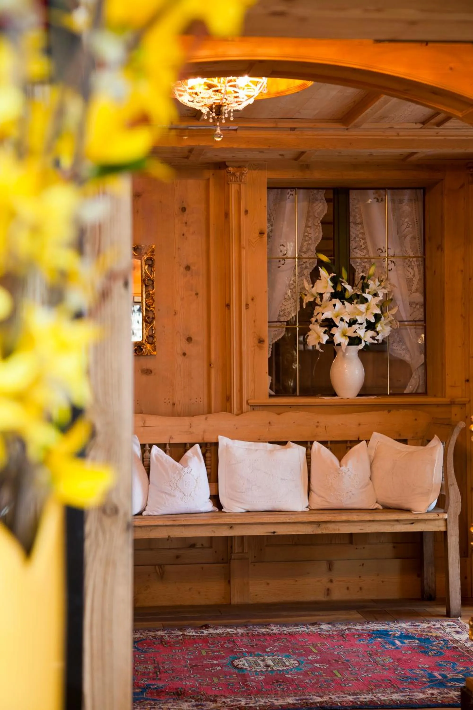 Decorative detail in die Krone von Lech - Romantikhotel - Luxushotel in bester Lage