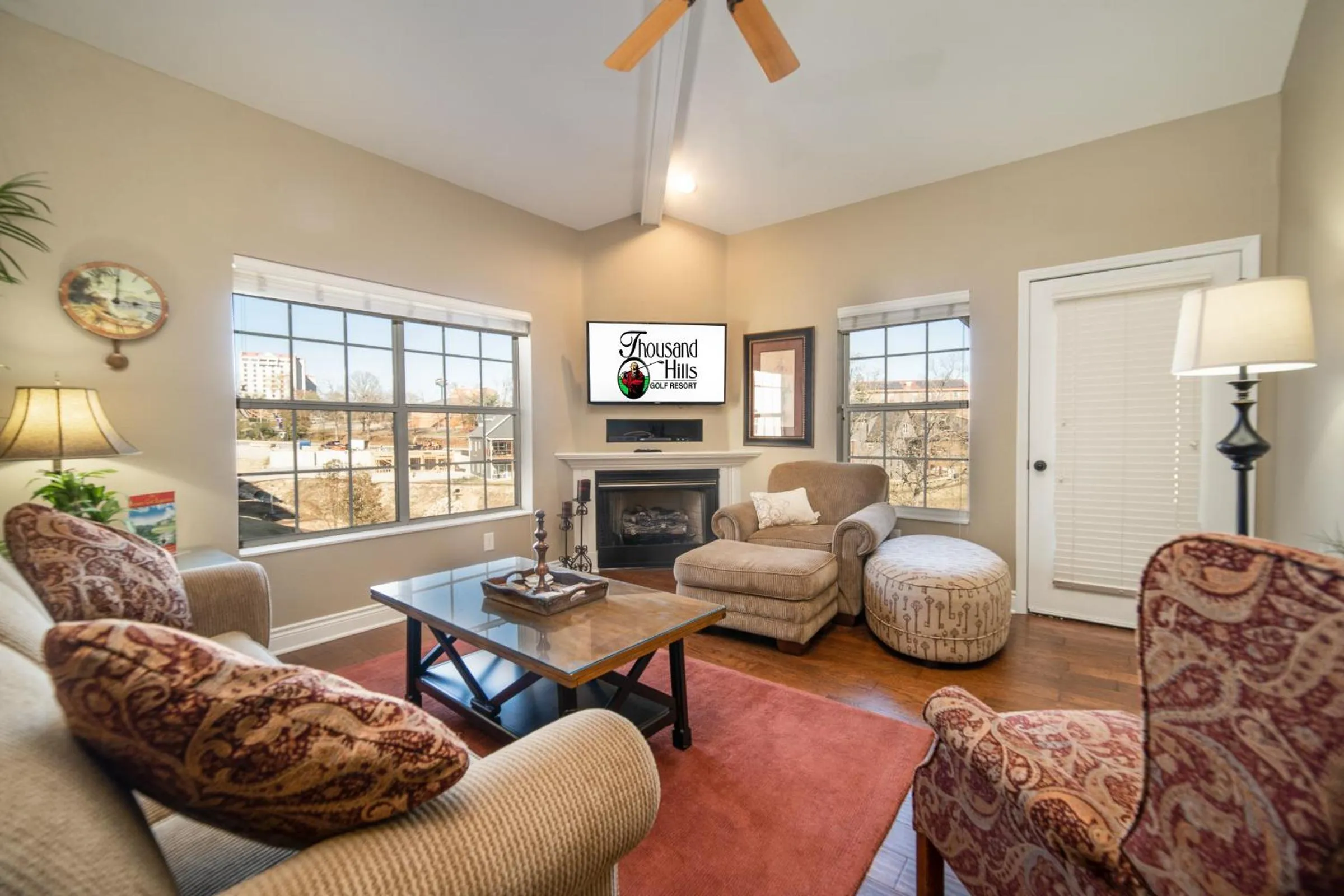 Living room in Legacy at Thousand Hills