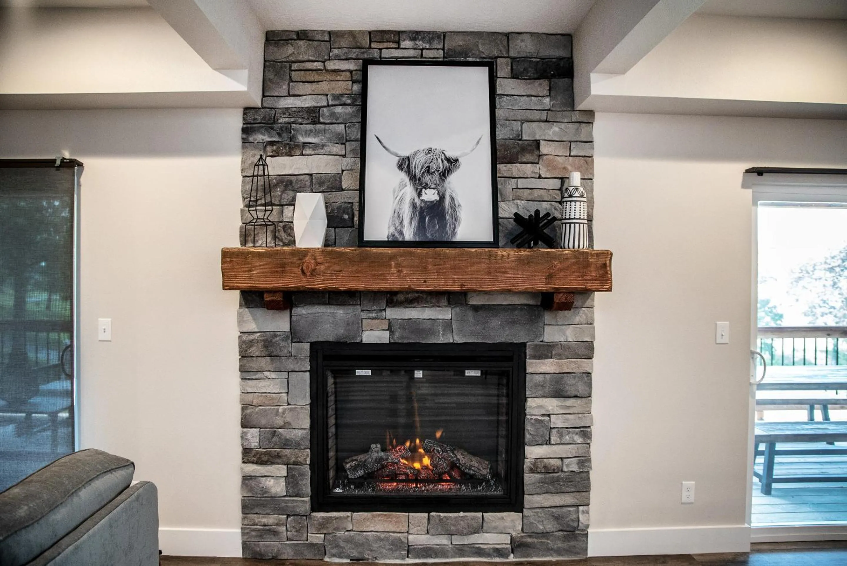 Decorative detail in Reunion Lodges at Thousand Hills