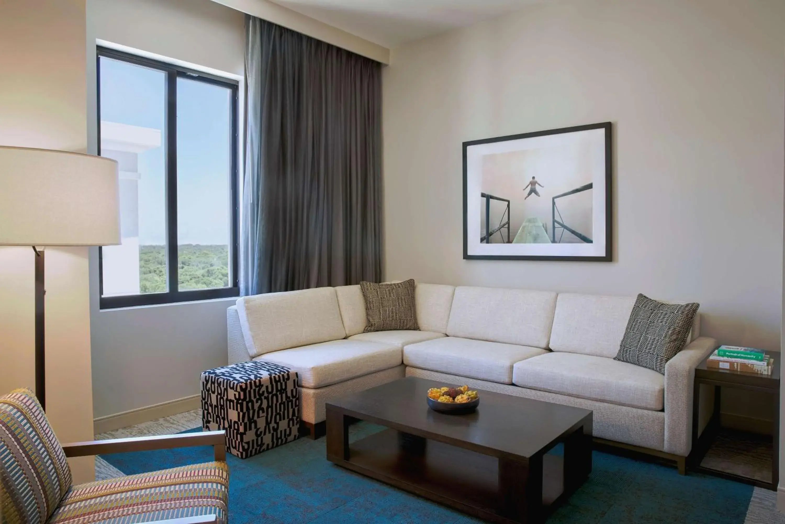 Living room in THesis Hotel Miami Coral Gables, Curio Collection by Hilton Living room in THesis Hotel Miami Coral Gables, Curio Collection by Hilton