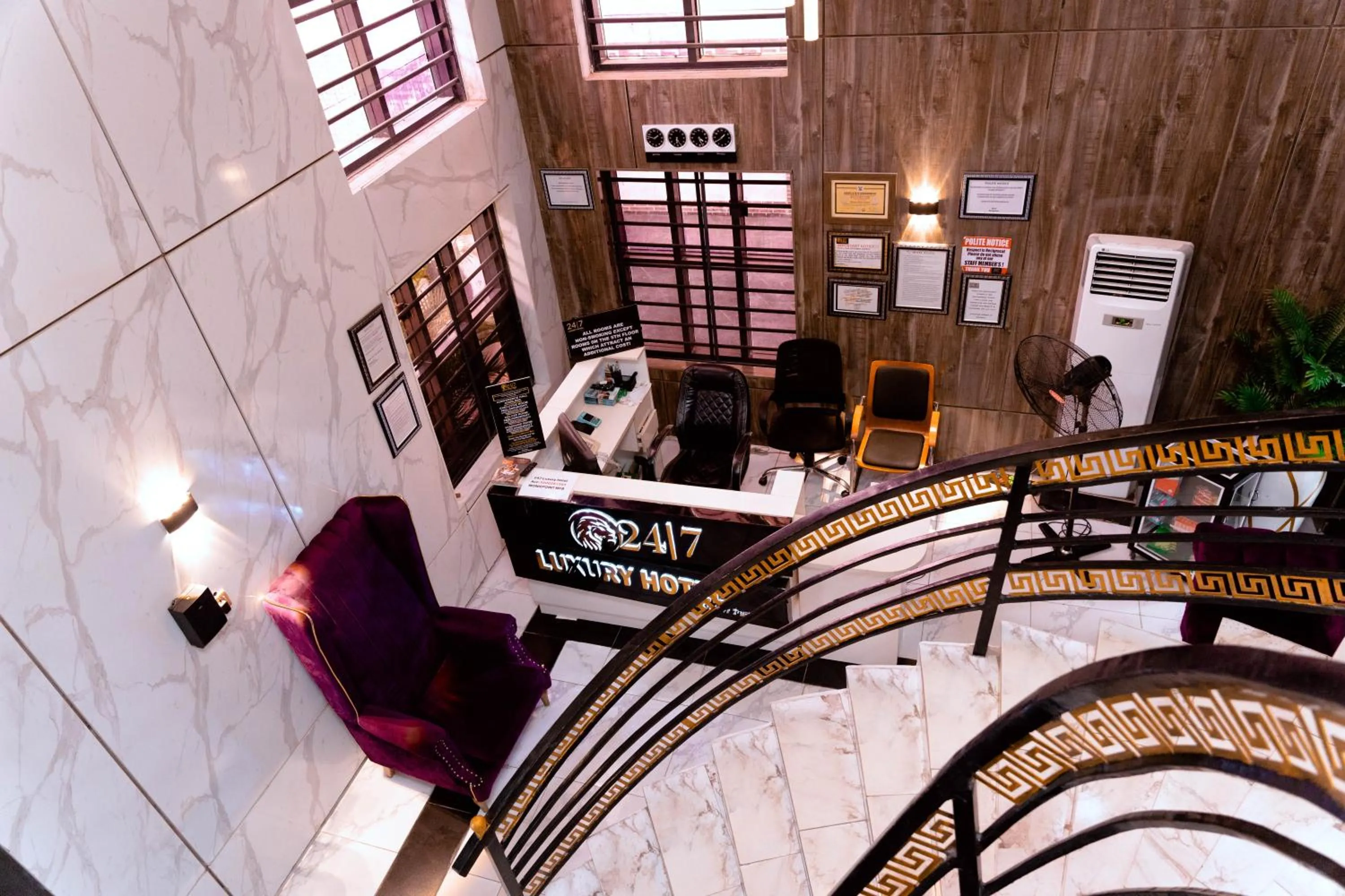 Lobby or reception in 247 Luxury Hotel