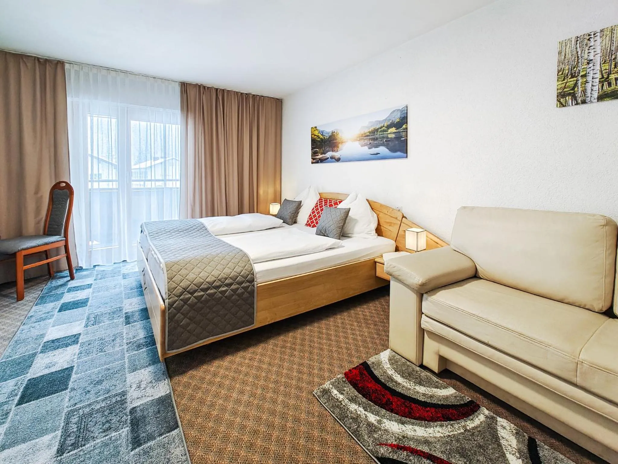 Photo of the whole room, Bed in Partenerhof