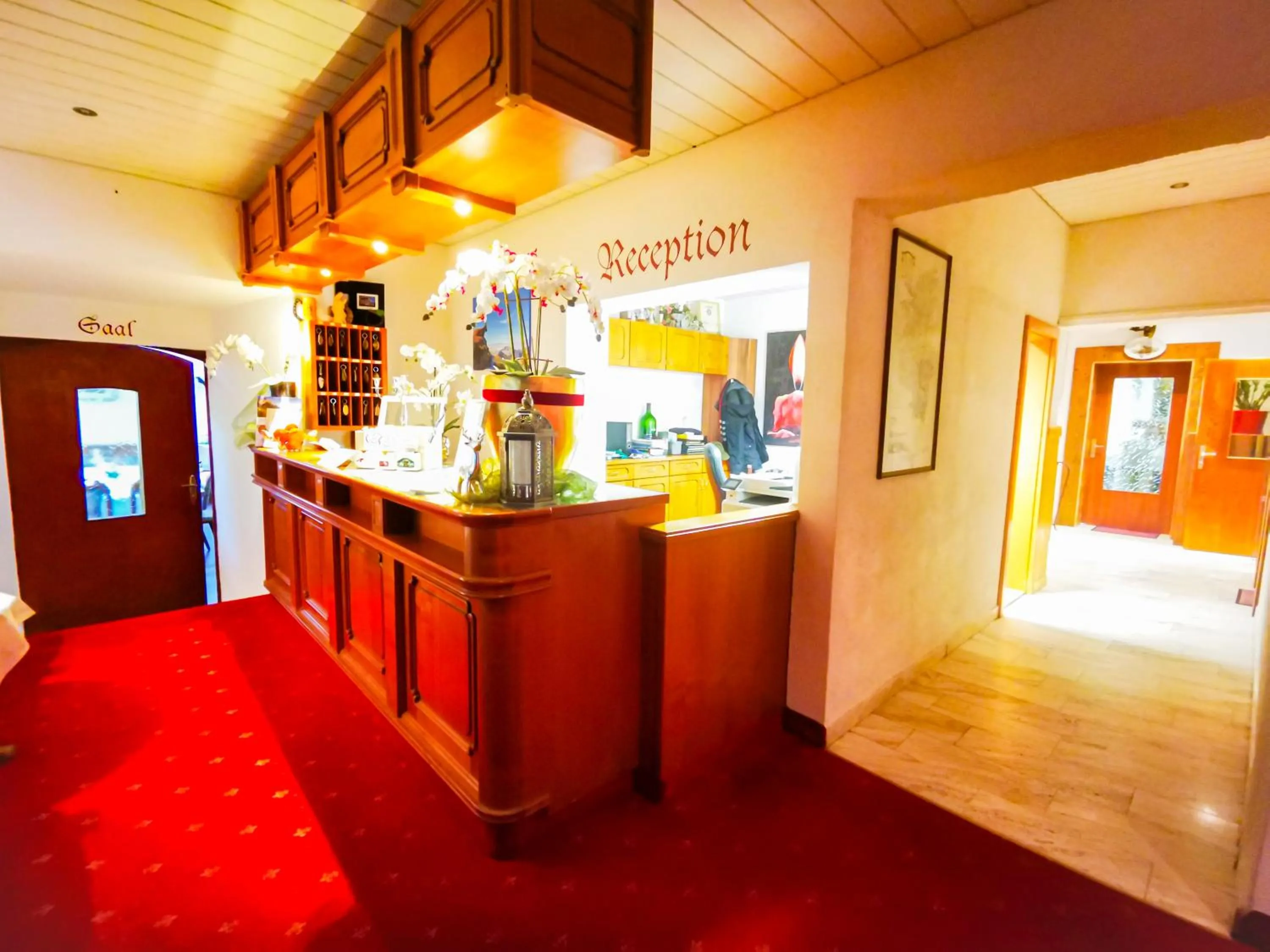 Lobby or reception in Partenerhof