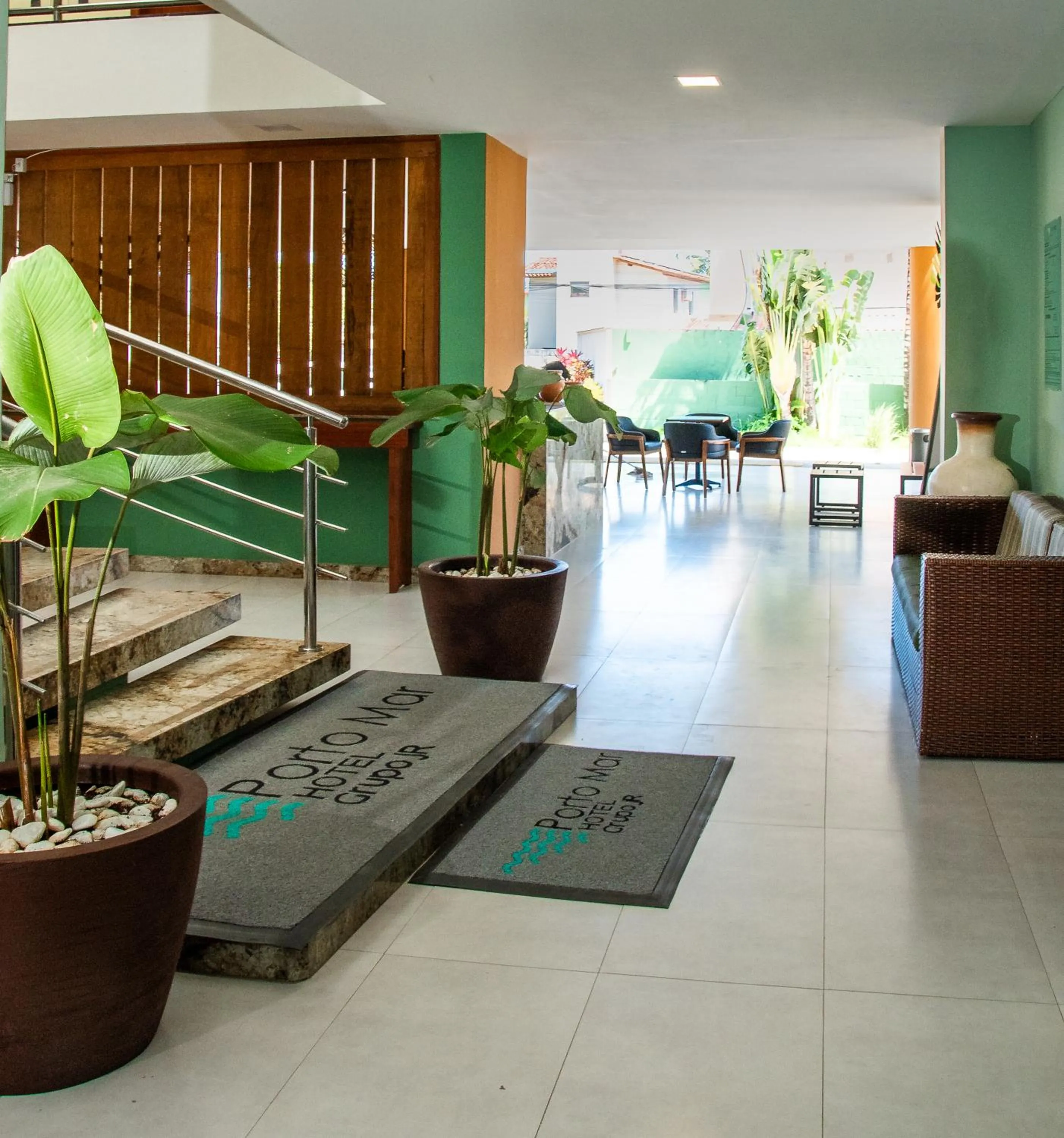 Lobby or reception in Porto Mar Hotel