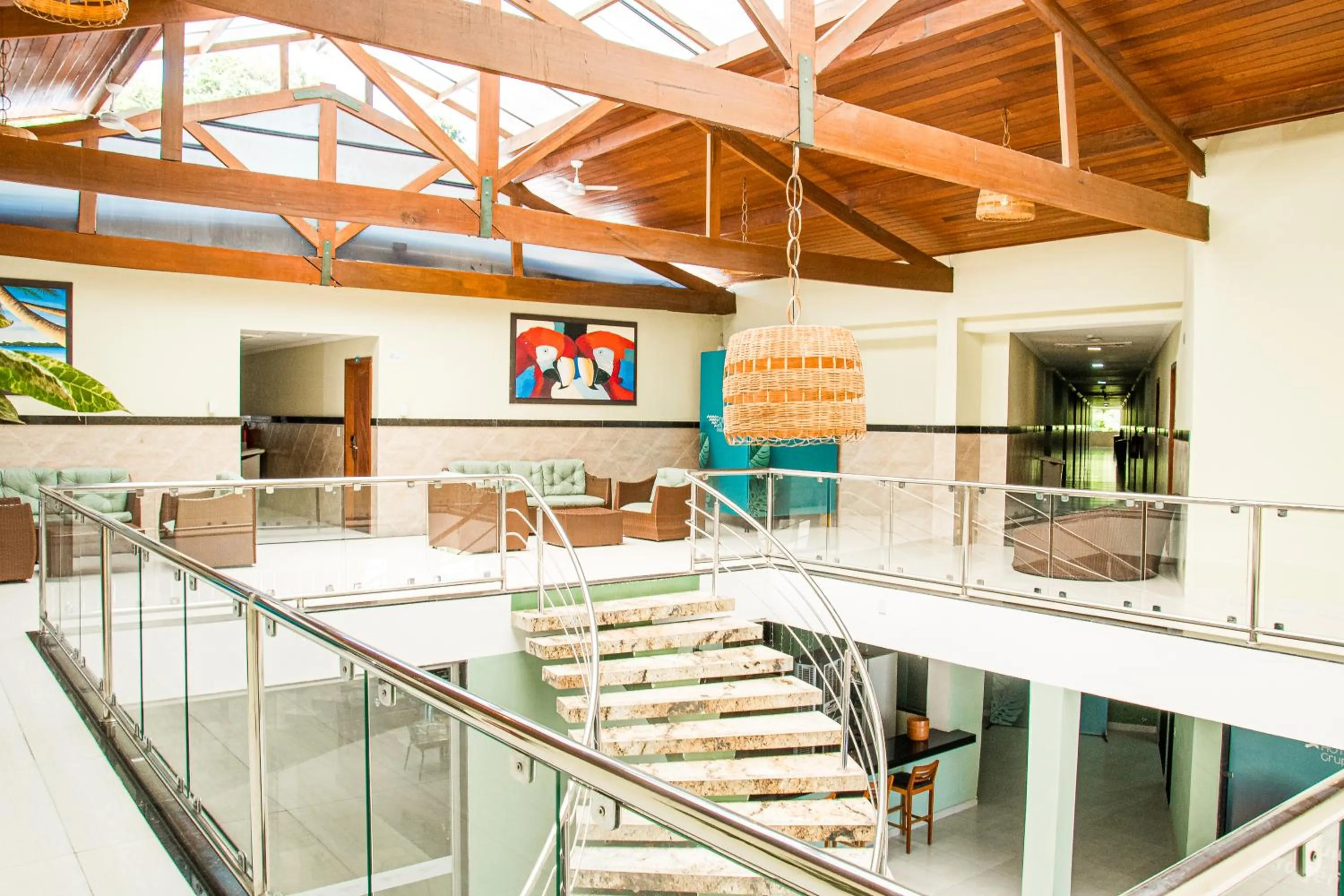 Lobby or reception in Porto Mar Hotel